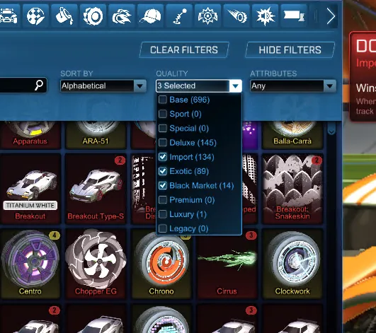 STOCK928 //Fennec Dominus 200+ Imports Exotics BM Bodies Wheels Level 1 PC Account (K)