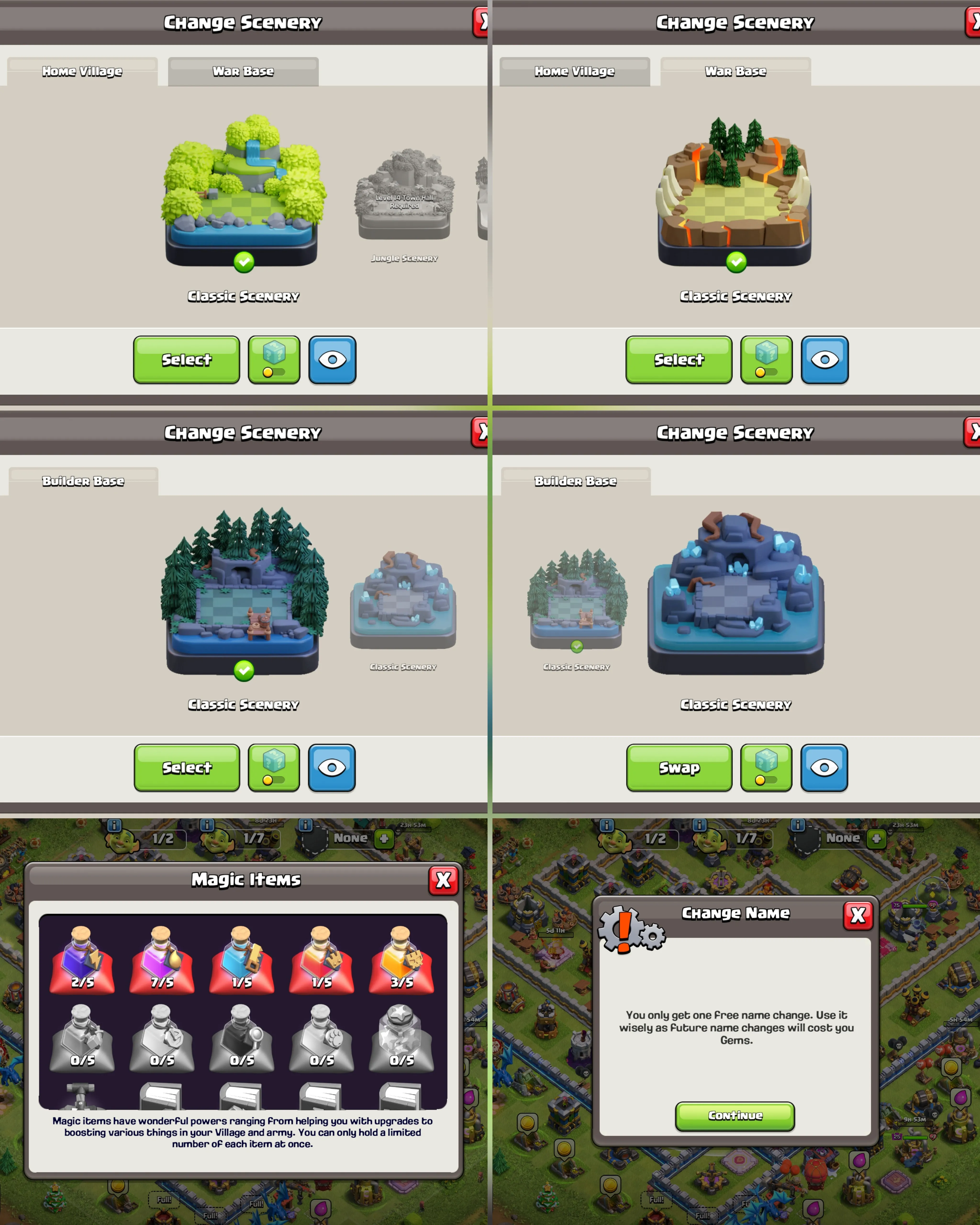 C036 TH13 - XP132 - 40 GEMS - CN 0 GEMS - BK52 SKIN SUPER SQUAD KING - AQ60 SKIN ICE QUEEN - GW28 - RC1 - BM24 - BC25