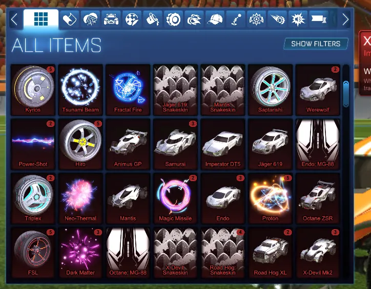 STOCK923 //Dominus Endo 200+ Exotics Imports Breakout Octane Proton FSL Neo-Thermal Dark Matter (K)