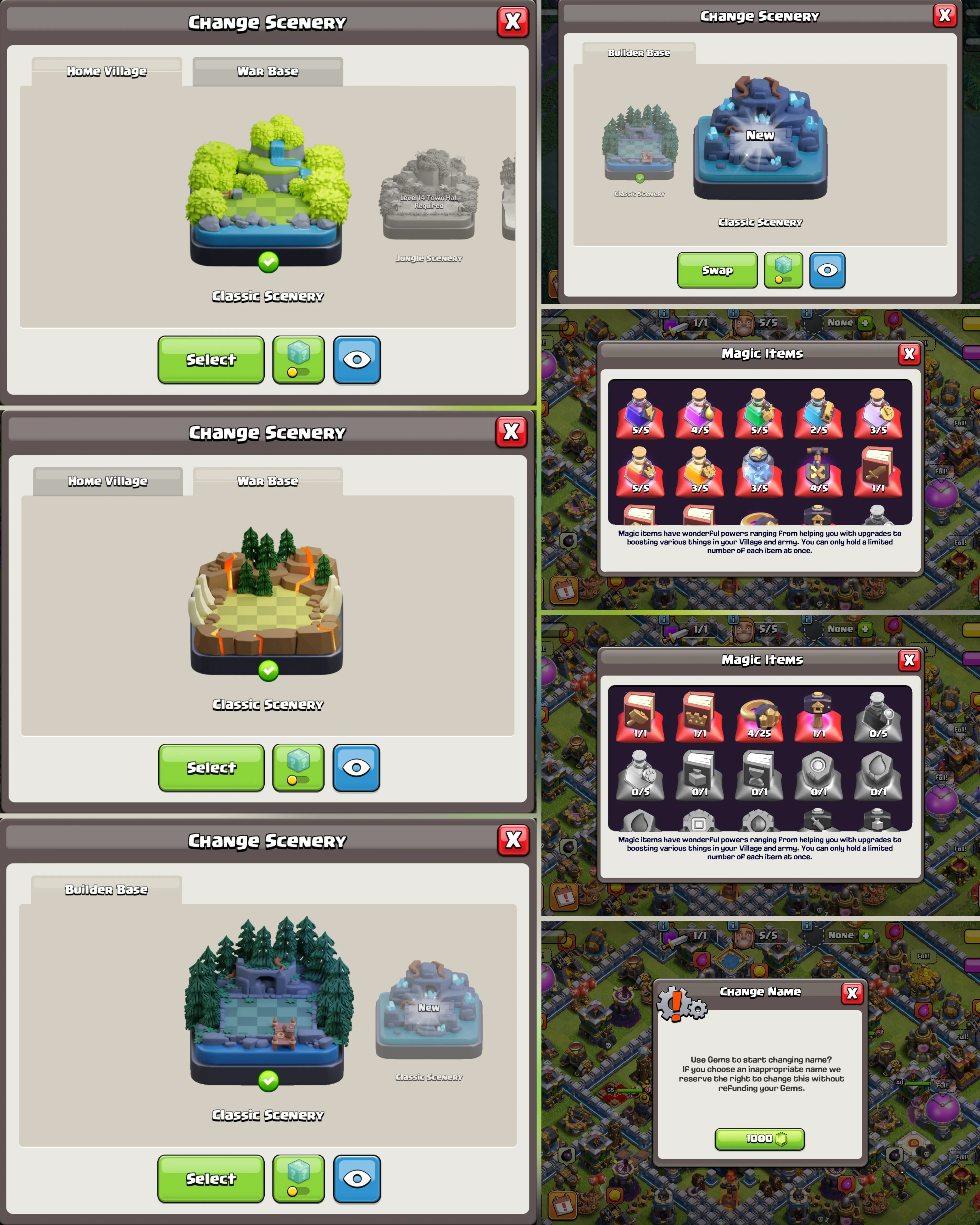 C015 TH12 FULL MAX - XP178 - 1,027 GEMS - CN 1,000 GEMS - BK65 SKIN PIXEL KING - AQ65 FA17 - GW40 - BM12