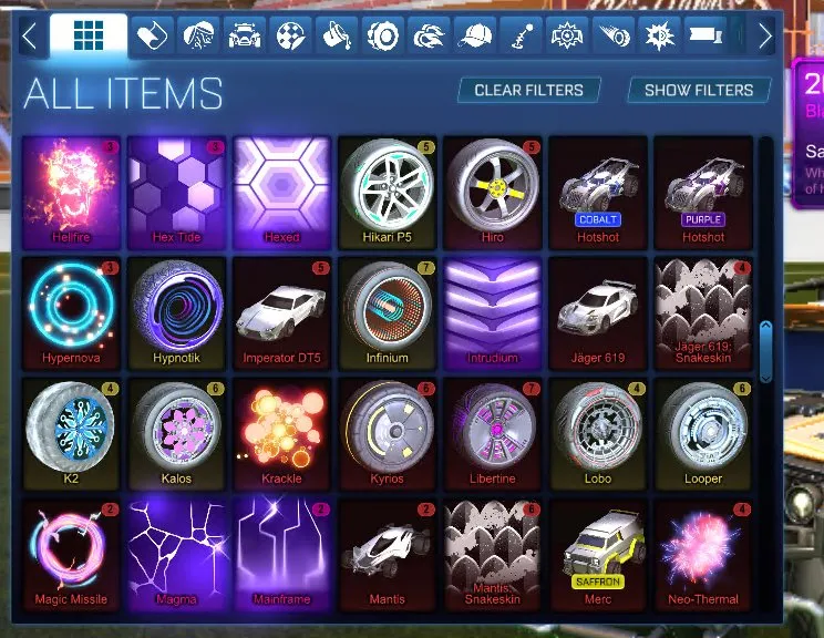 RL785 //TW Octane, Fennec, TW Standart Boost, 50+ BM's Account (K)
