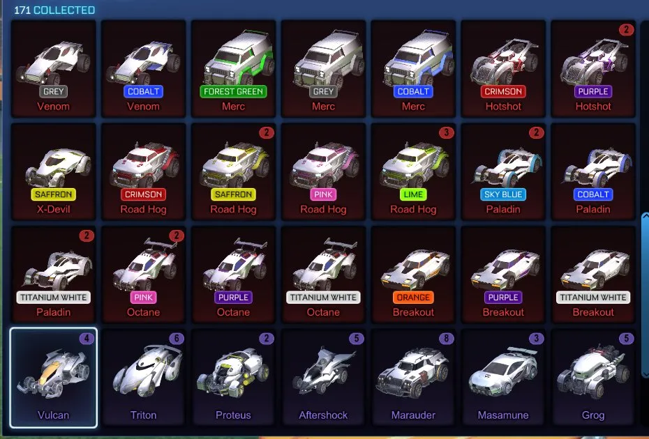 STOCK770 //Titanium White & Painted Nemesis, TW Octane, Fennec, TW Tactical Nuke, Big Splash, Dueling Dragons(K)