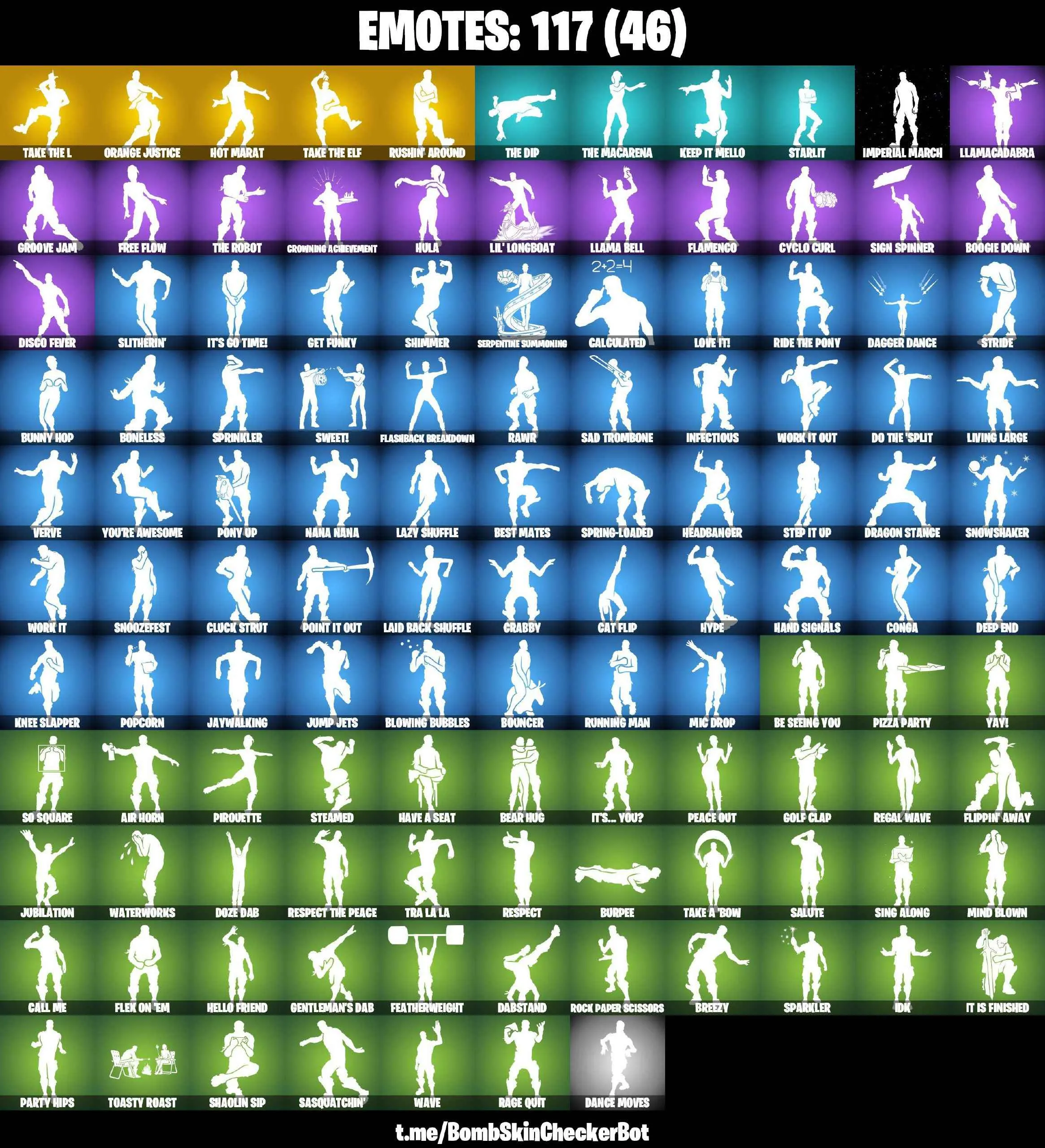 ❤️79 SKINS❤️TAKE THE L❤️THE REAPER❤️ELITE AGENT❤️RUSHIN AROUND❤️OG STW❤️OMEGA❤️ORANGE JUSTICE❤️ONESIE(MAX)❤️ZOEY❤️DRIFT(STAGE 5)❤️CALAMITY(STAGE 5)❤️DIRE(MAX)❤️LYNX(STAGE 4)❤️PEELY❤️PAR PATROLLER❤️SNOWFLAKE❤️RUST BUCKET❤️ICE BREAKER❤️PEPPERMINT PICK❤️