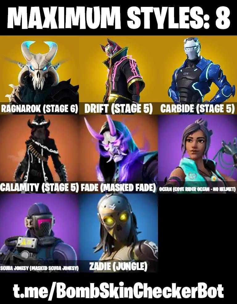 ❤️72 SKINS❤️TAKE THE L❤️THE REAPER❤️ELITE AGENT❤️ORANGE JUSTICE❤️JABBA SWITCHWAY❤️RAMBUNCTIOUS❤️TIDY❤️OG STW❤️JOLTARA❤️SKULL TROOPER❤️OMEGA❤️MANDALORIAN❤️RAVENPOOL❤️CUDDLEPOOL❤️SATR WAND❤️ZOEY❤️ROOK❤️JULES❤️DRIFT(STAGE 5)❤️RAGNAROK(STAGE 6)❤️