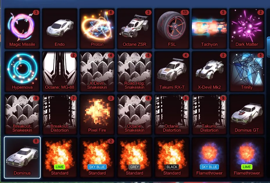 STOCK792 //TW Octane Fennec Dominus Endo TW Apex Set Black TW Tactical Nuke Big Splash Hex Tide Mainframe (K)