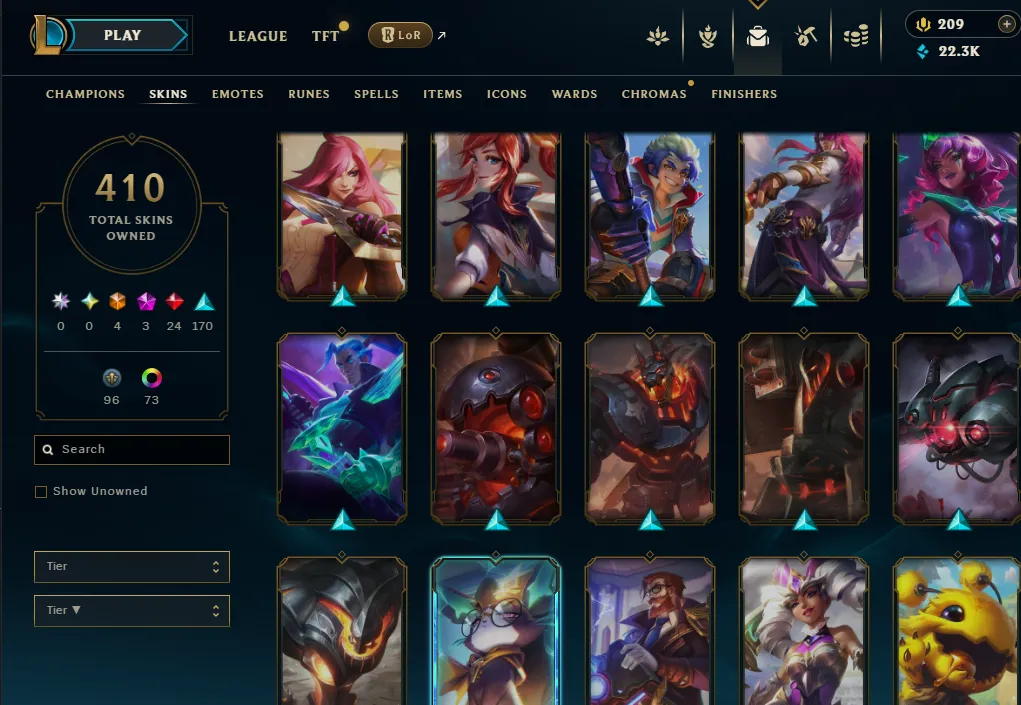 👑(NA) PLATINUM (SOLQ+FLEX) 🚀410 SKIN⚡22K BE