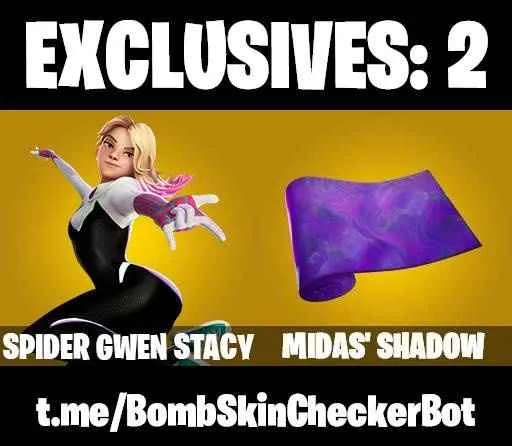 ❤️109 SKINS❤️GET GRIDDY❤️YUJI ITADORI❤️STREETWEAR YUJI ITADORI❤️SPIDER-GWEN STACY❤️SPIDER-MAN(NO WAY HOME)❤️DARTH VADER❤️AHSOKA TANO❤️STAR WAND❤️EREN JAEGER❤️MICHAEL MYERS❤️MAX STYLES(ERA❤️EVIE❤️MYSTICA❤️HESLIE❤️MEOW SKULLS❤️BYTES)❤️AURA❤️MARIPOSA❤️ARTEMIS❤️