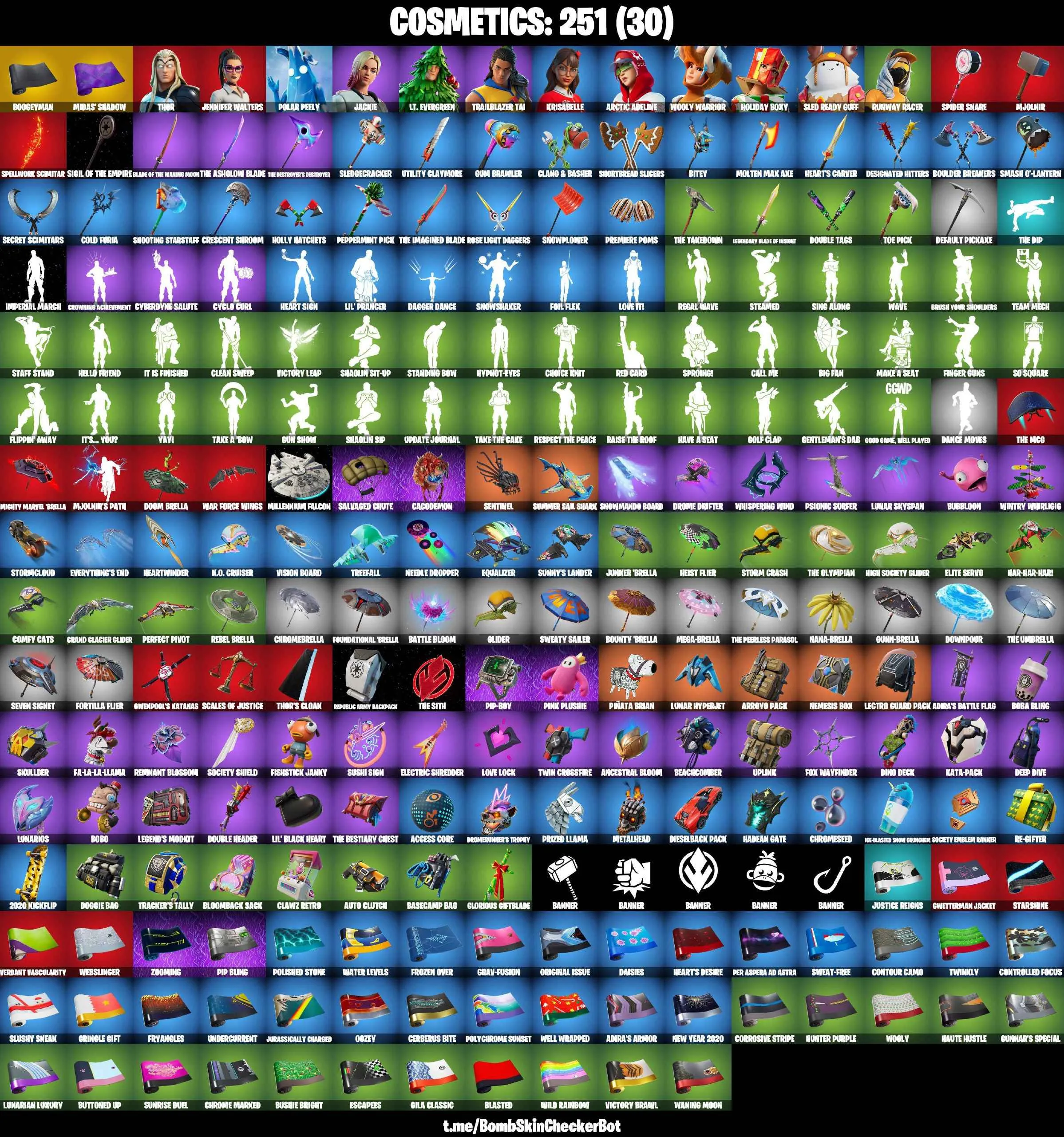 ❤️12 SKINS❤️ARCTIC ADELINE❤️JACKIE❤️JENNIFER WALTERS❤️THOR❤️RUNWAY RACER❤️POLAR PEELY❤️PEPPERMINT PICK❤️FISHSTICK JANKY❤️CAN PLAY ON PSN❤️XBOX❤️PC❤️NINTENDO❤️MOBILE❤️100 VBUCKS❤️FULL EMAIL ACCESS❤️