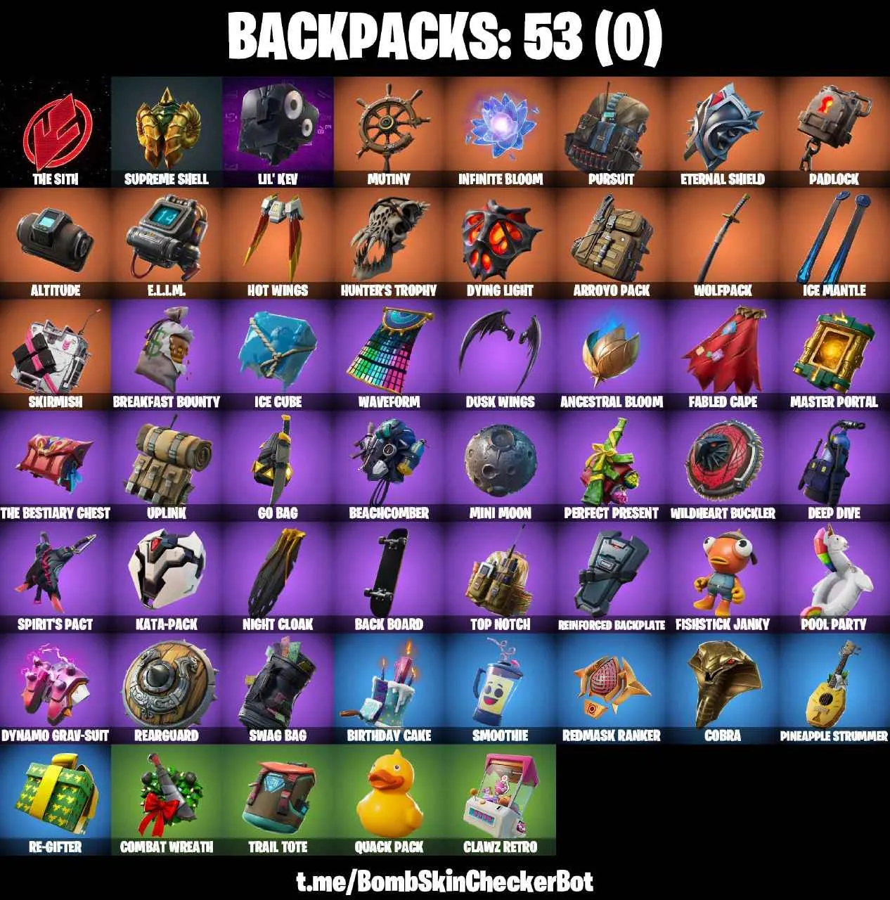 ❤️59 SKINS❤️OG STW❤️MANDALORIAN❤️PREDATOR❤️JULES(MAX)❤️ONESIE(MAX)❤️DRIFT(STAGE 5)❤️CALAMITY(STAGE 5)❤️LYNX(STAGE 4)❤️ZENITH(STAGE 4)❤️HYBRID(STAGE 4)❤️BLACKHEART(STAGE 8)❤️DIRE(MAX)❤️PEELY❤️MARKED MARAUDER❤️ICE BREAKER❤️PEPPERMINT PICK❤️TAKE THE ELF❤️