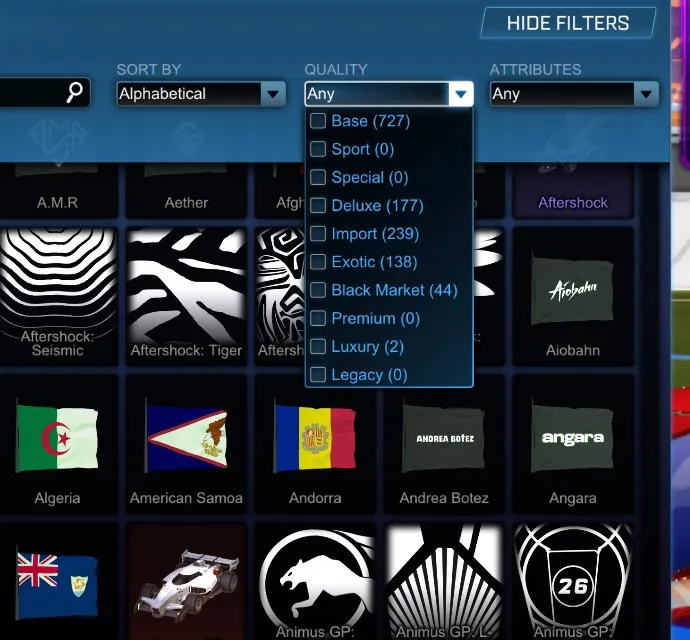 STOCK650 //ACC with Fennec, 40+ Cars, 40+ Black Markets, Painted Venom Merc Octane Breakout Road Hog Paladin (K)