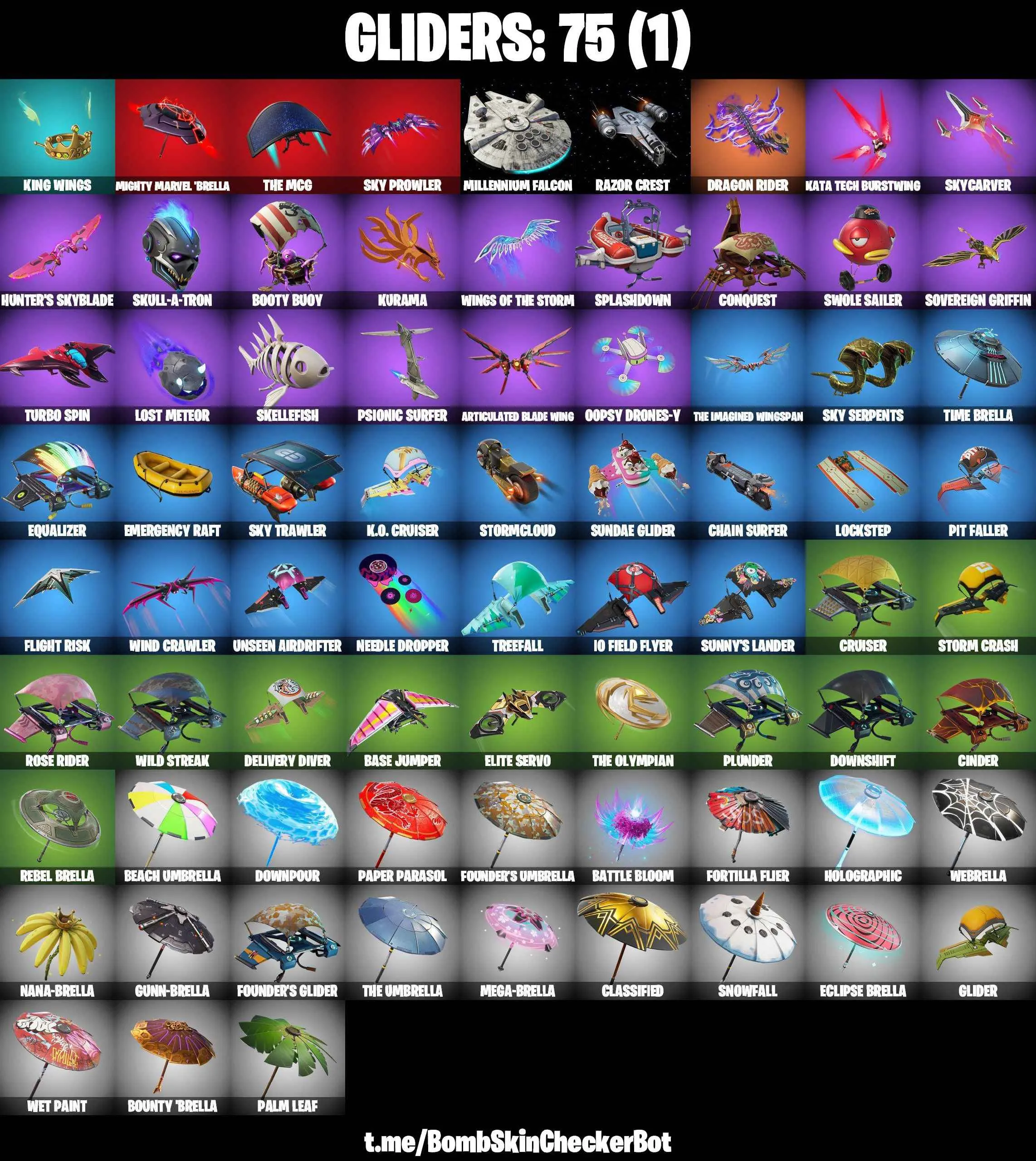 ️64 SKINS ️OG STW ️ORANGE JUSTICE ️MANDALORIAN ️AHSOKA TANO ️PREDATOR