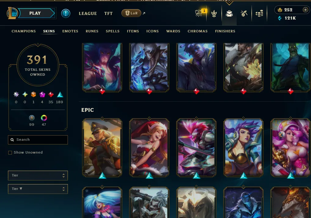 👑(EUW) SILVER II(100% WR, SUPER HIGH ELO) 🚀391 SKIN