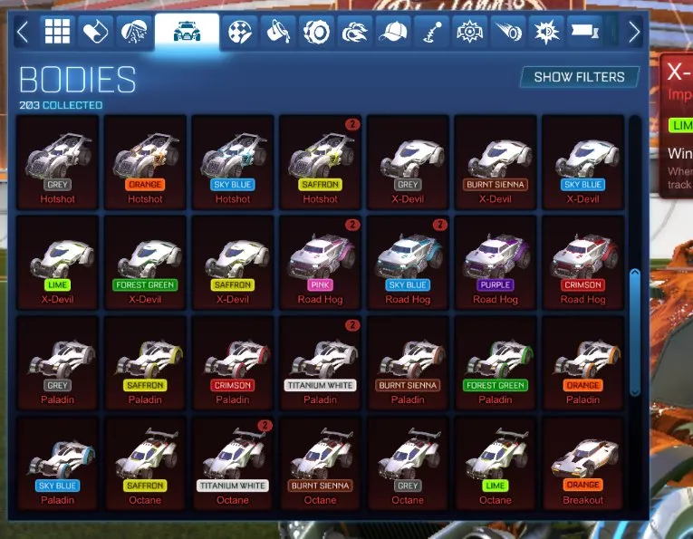STOCK692 //TW Octane Fennec Luxury Inventory – 200+ Bodies, Apex & Aero Mage Wheels, Black/TW Tactical Nuke (K)