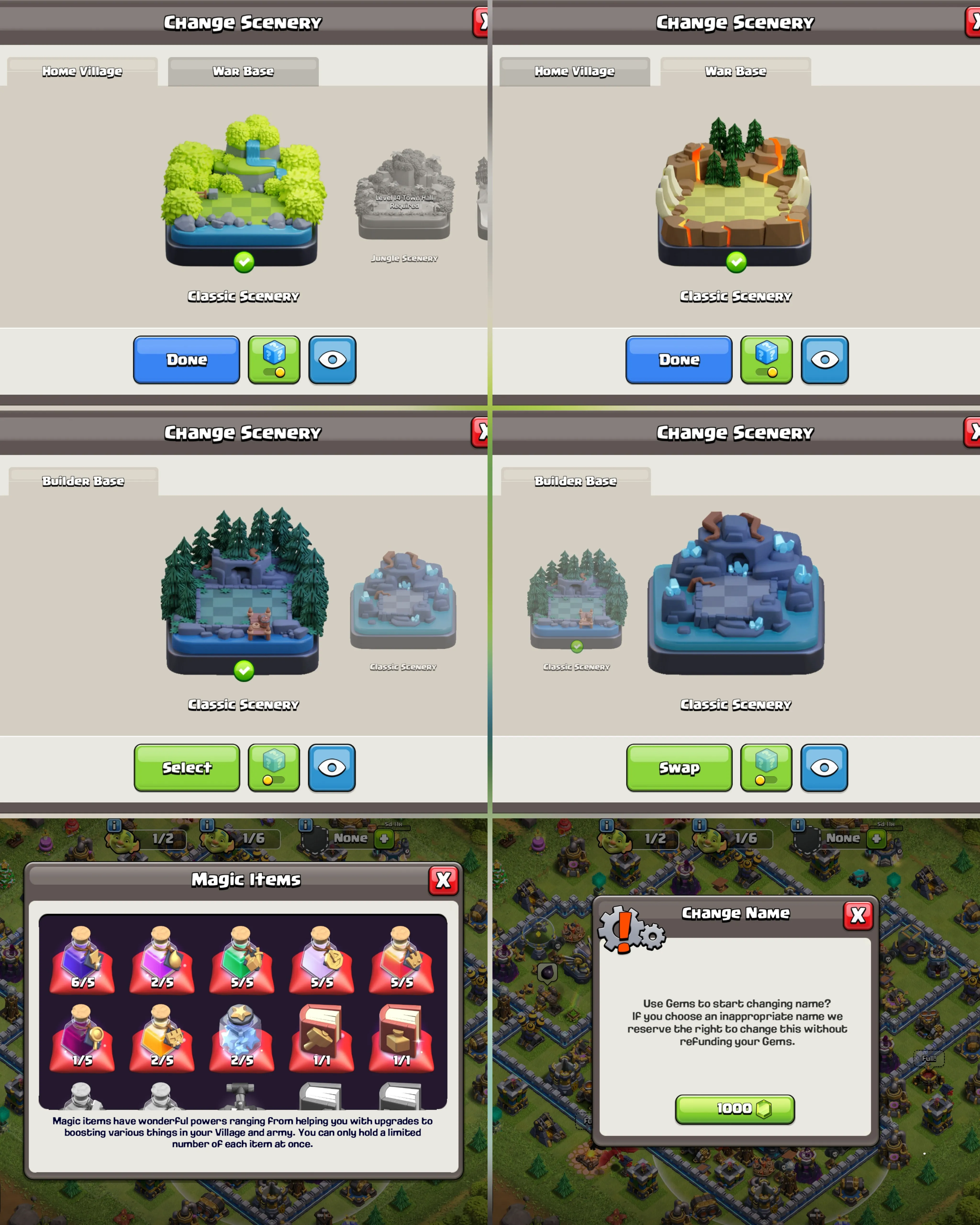 C037 TH12 - XP148 - 1,246 GEMS - CN 1,000 GEMS - BK54 SKIN2 - AQ64 SKIN AUTUMN QUEEN - GW27 - BM13 - BC15