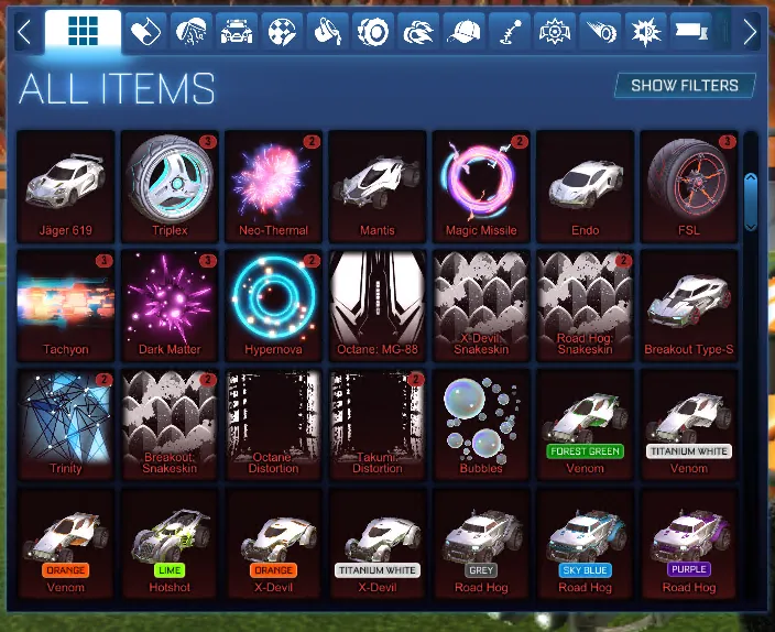 STOCK968 //Fennec + 30+ Cars Breakout Burnt Sienna Centio Aftershock Breakout-Type-S + 20+ Boosts (K)