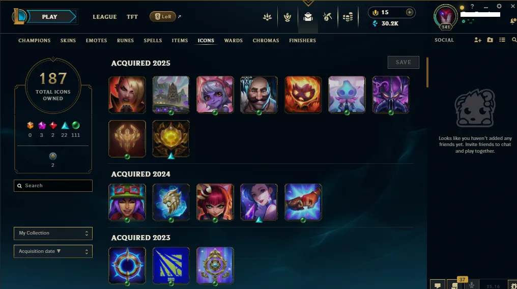 🏆 EUNE New Season⌛ Silver 2 🚀  level 141⌛135 Champ 💯 78 SKIN🚀+30 k Blue Essence 🏆 Recovery Info ✅ 