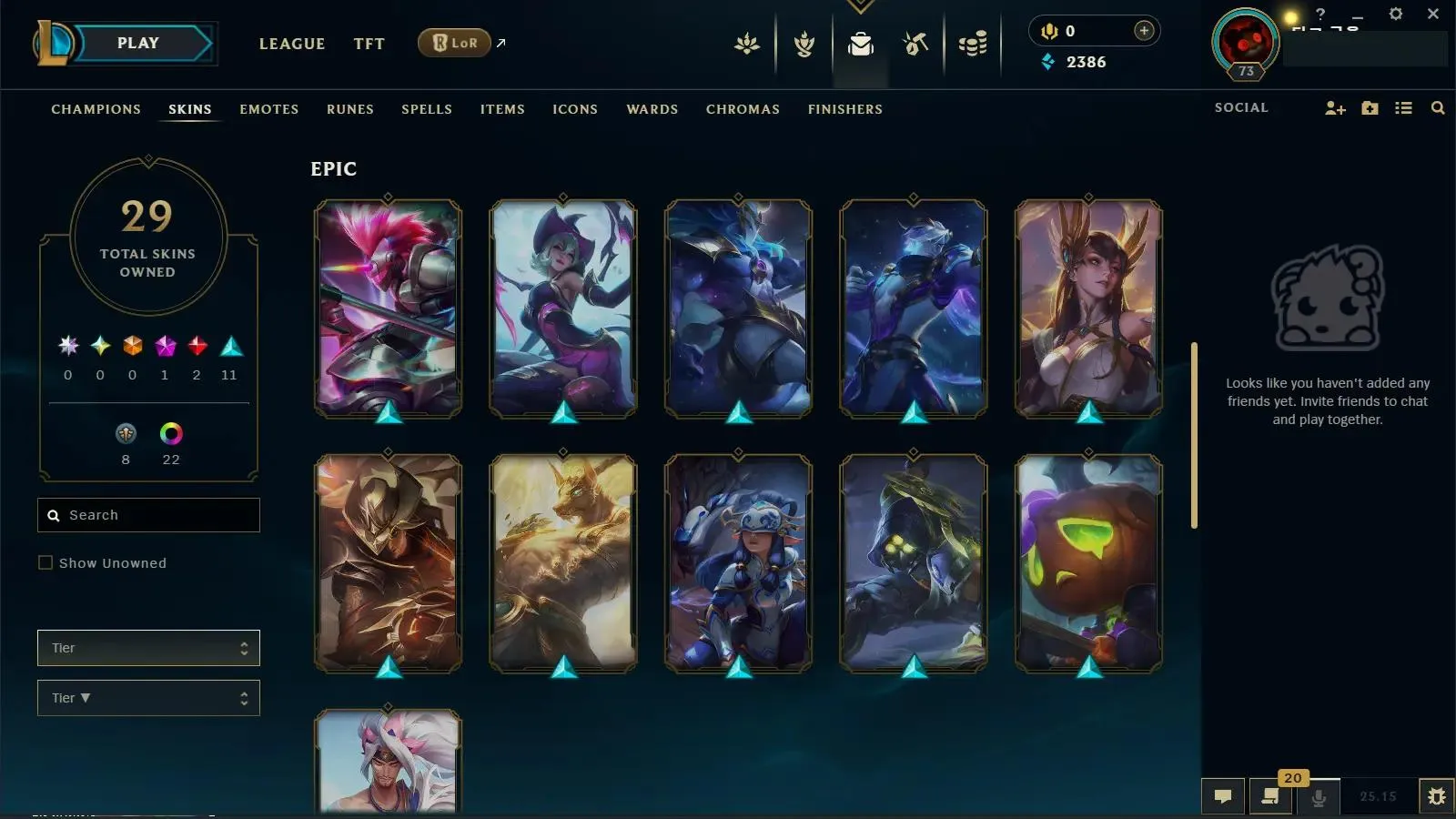 🌍 EUW ⚡ Diamond IV ✨ 67Champs + 29Skins 🔥 High Quality Riot Account ♾️ Lifetime Ownership 📧 Full Email Access #X443