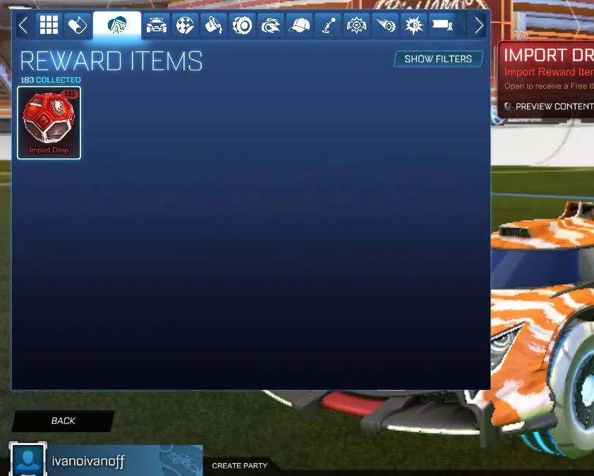 STOCK611 //Account With Fennec, 150+ Import Drops, 35+ Black Market Items, Multiple Painted Cars (K)