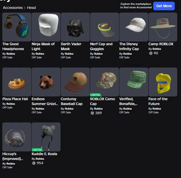 RBL2968 //Gold Crown of O’s + Bombastic Crown of O’s + Many Gamepasses and Accessories (K)