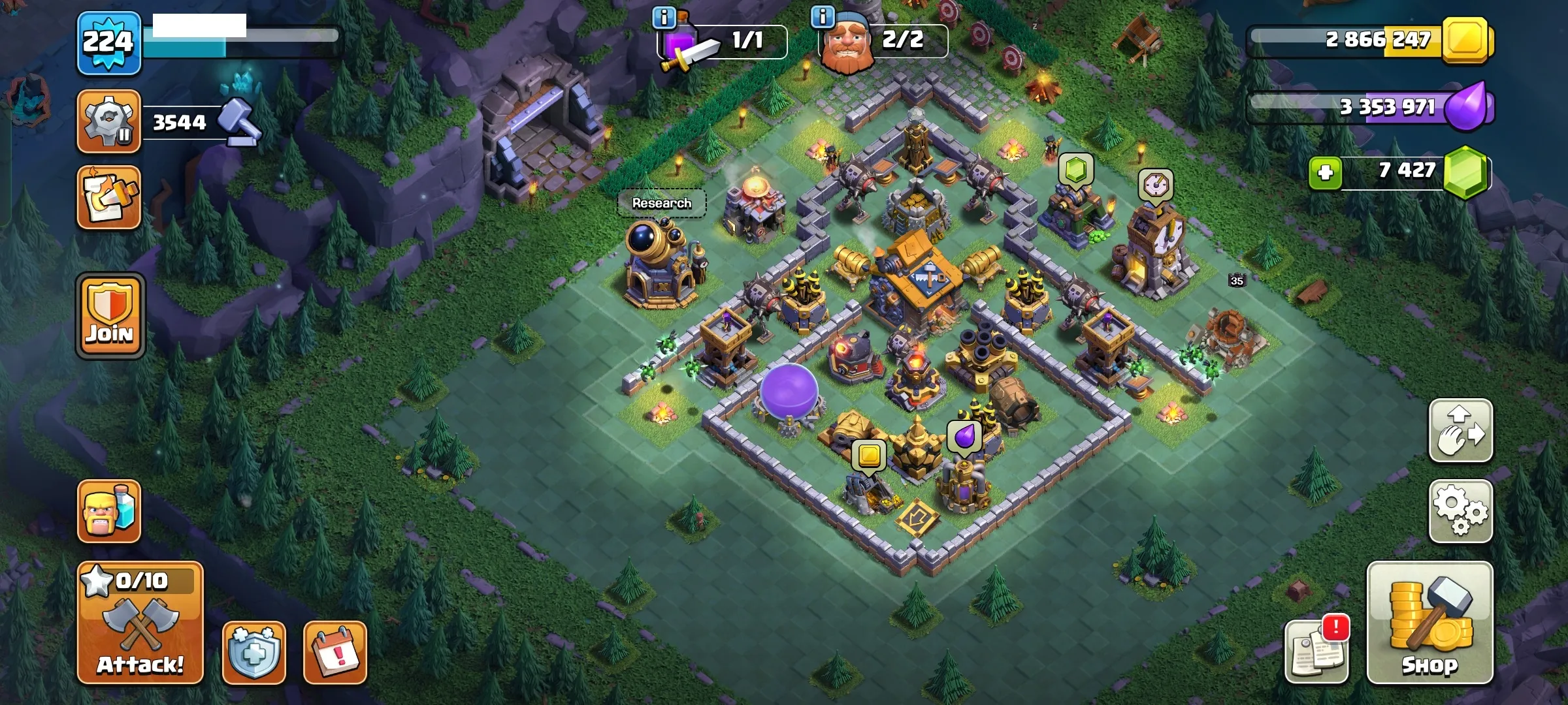 TH18 HIGH HERO 🔥 | EXP 224 | 5 HERO ACTIVE 81/80/77/75/50 | RENAME READY