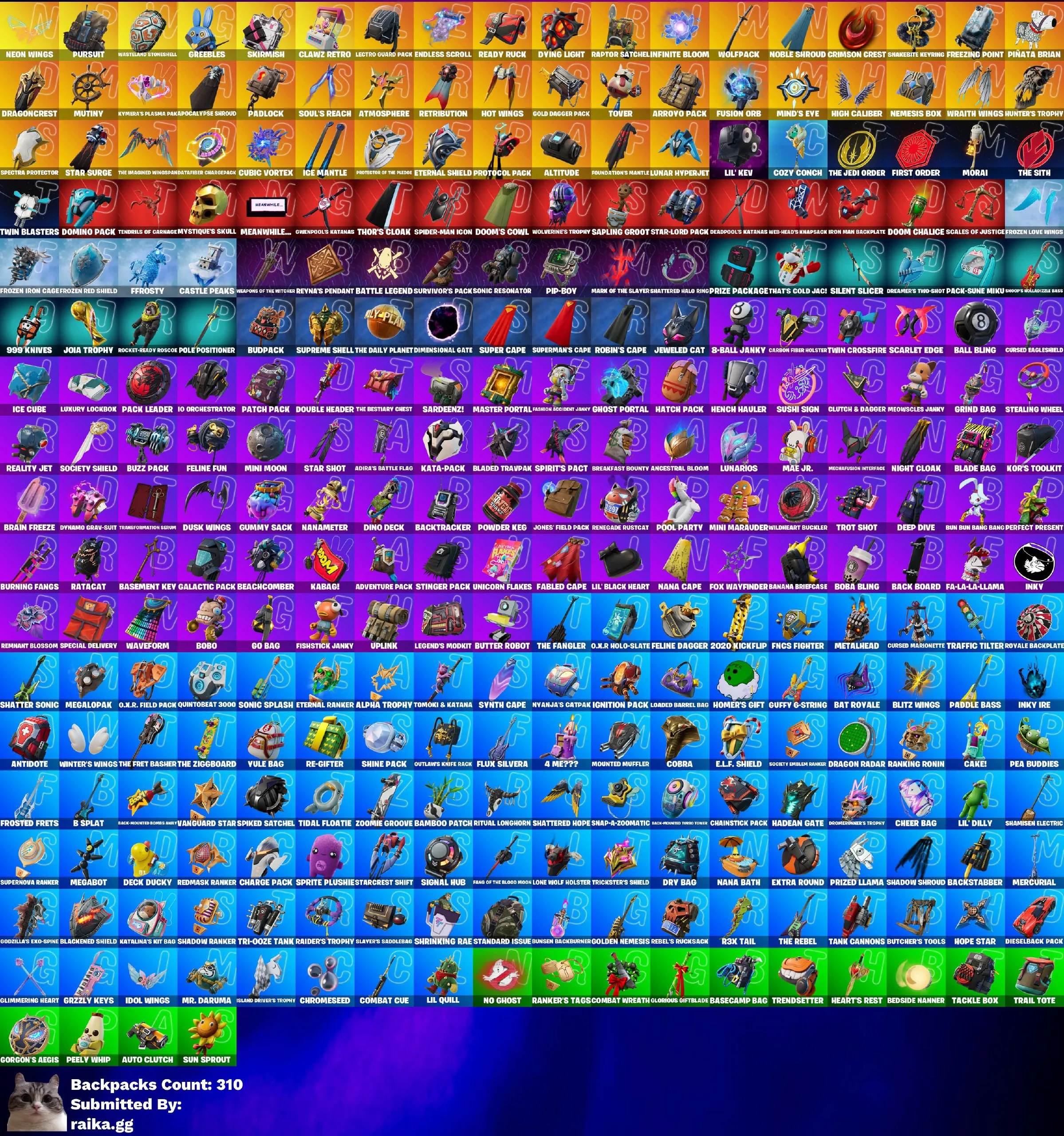 Instant • FN (All Platforms) • 287 skins • OG STW • Gold Midas & Brutus • Master Chief Black • Captain Levi • Take the Elf • Full Access