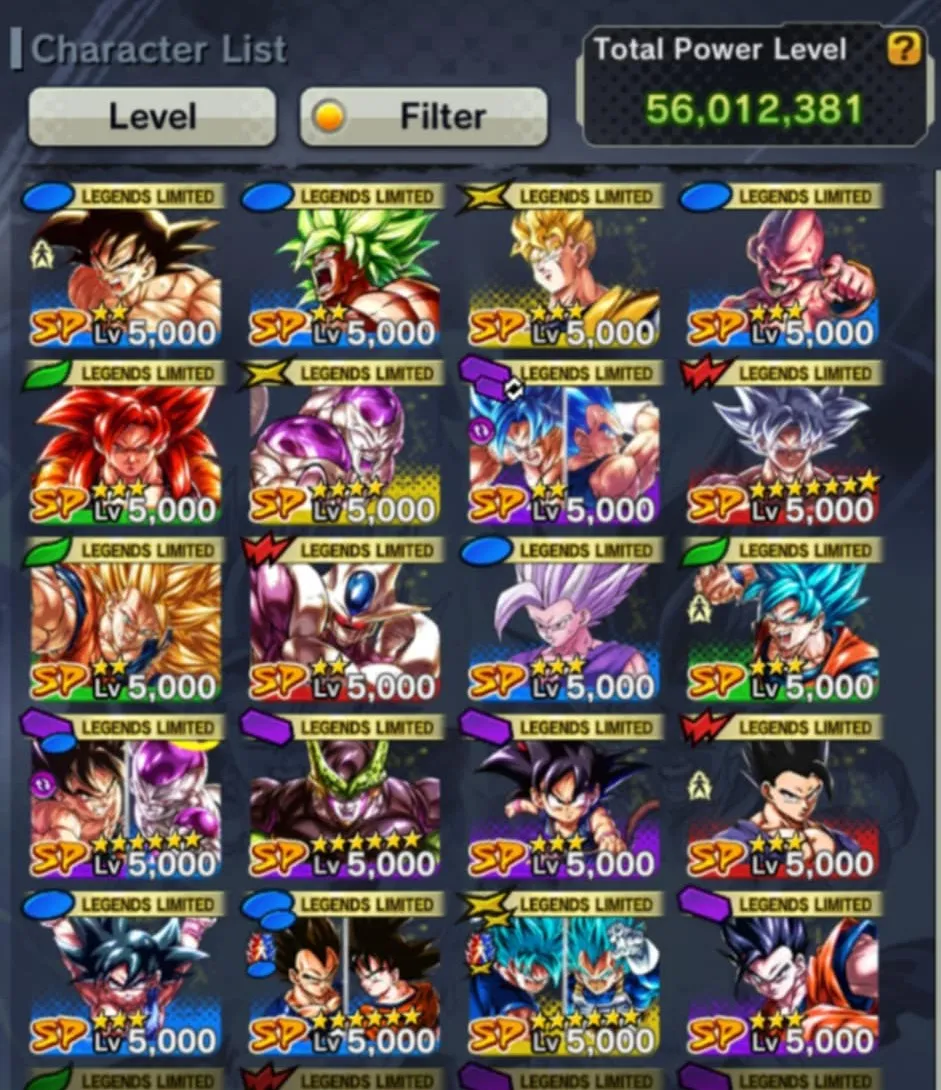 DR730-IOS+Android-Full Team Gohan-UL Gohan+20 Legends Limited+Good Equipment+2 New Fusion God SS Goku and Goku+Vegeta and Goku+Ultimate Gohan+Goku Uis+SS4 Gogeta+Goku and Frieza+Beast Gohan-DR730