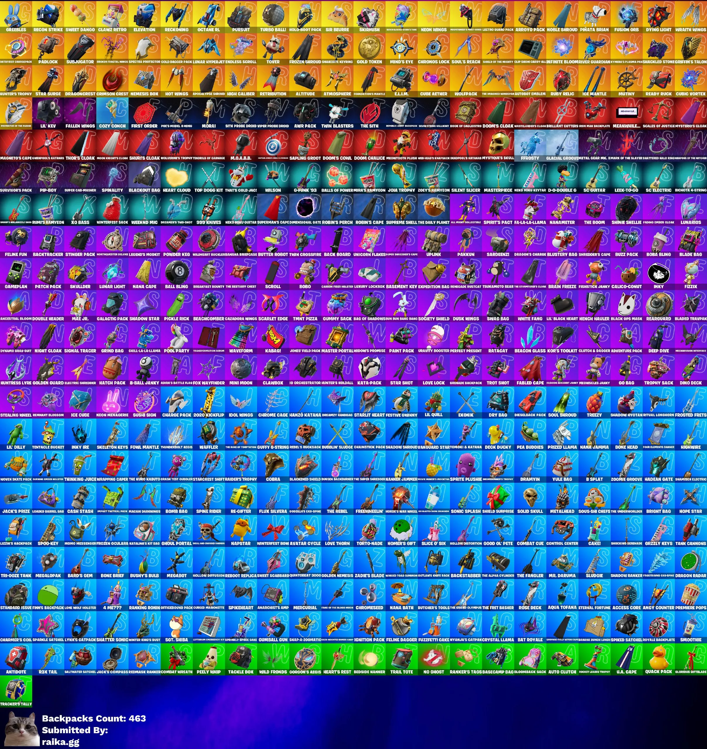 Instant • FN (All Platforms) • 394 skins • OG STW • World Cup • Captain Levi • Naruto • Take the Elf • Full Access