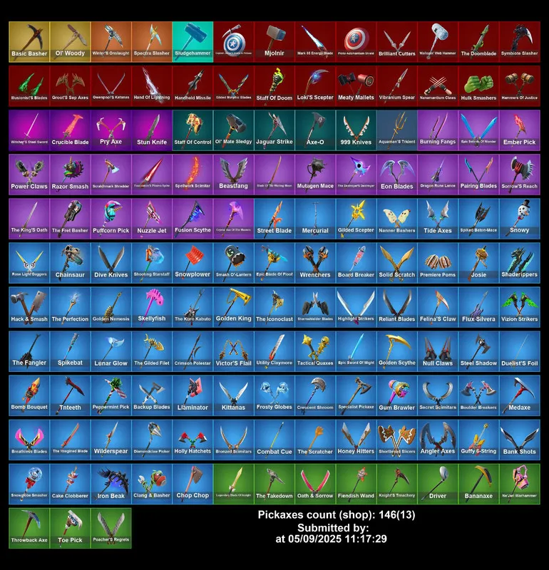 [PSN/PC] 126 skins | Gold Meowscles | Gold Midas | Gold Brutus | Pitch Patroller | Fancy Peter Griffin | Spectra Knight | 450 VB