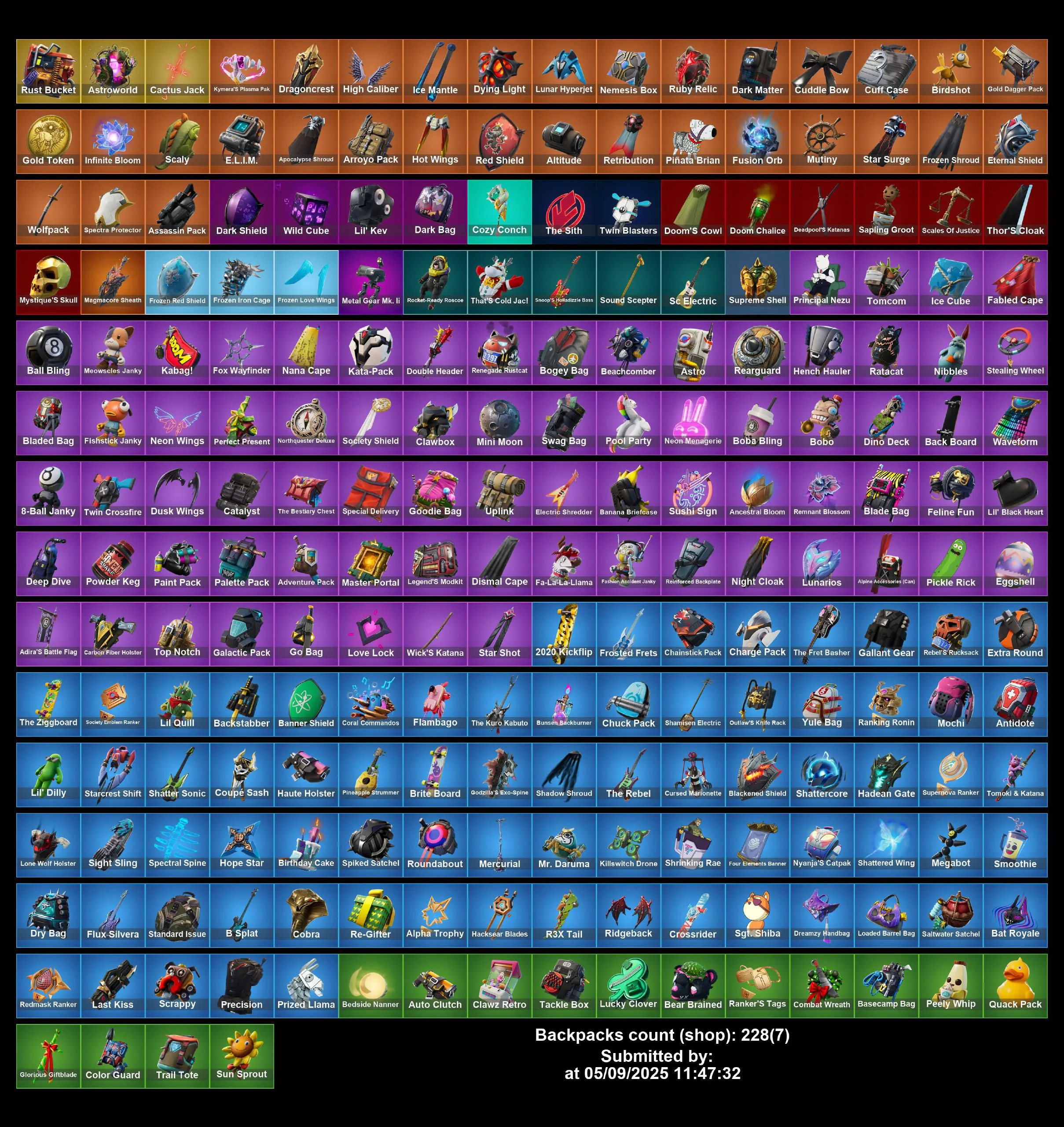 [PC/PS4-5/XBOX] 199 skins | Travis Scott | Astro Jack | Fishstick (World Cup) | Gold Midas | Gold Brutus | Rogue Agent | Catalyst (Overcharged) | 200 VB | Full Access