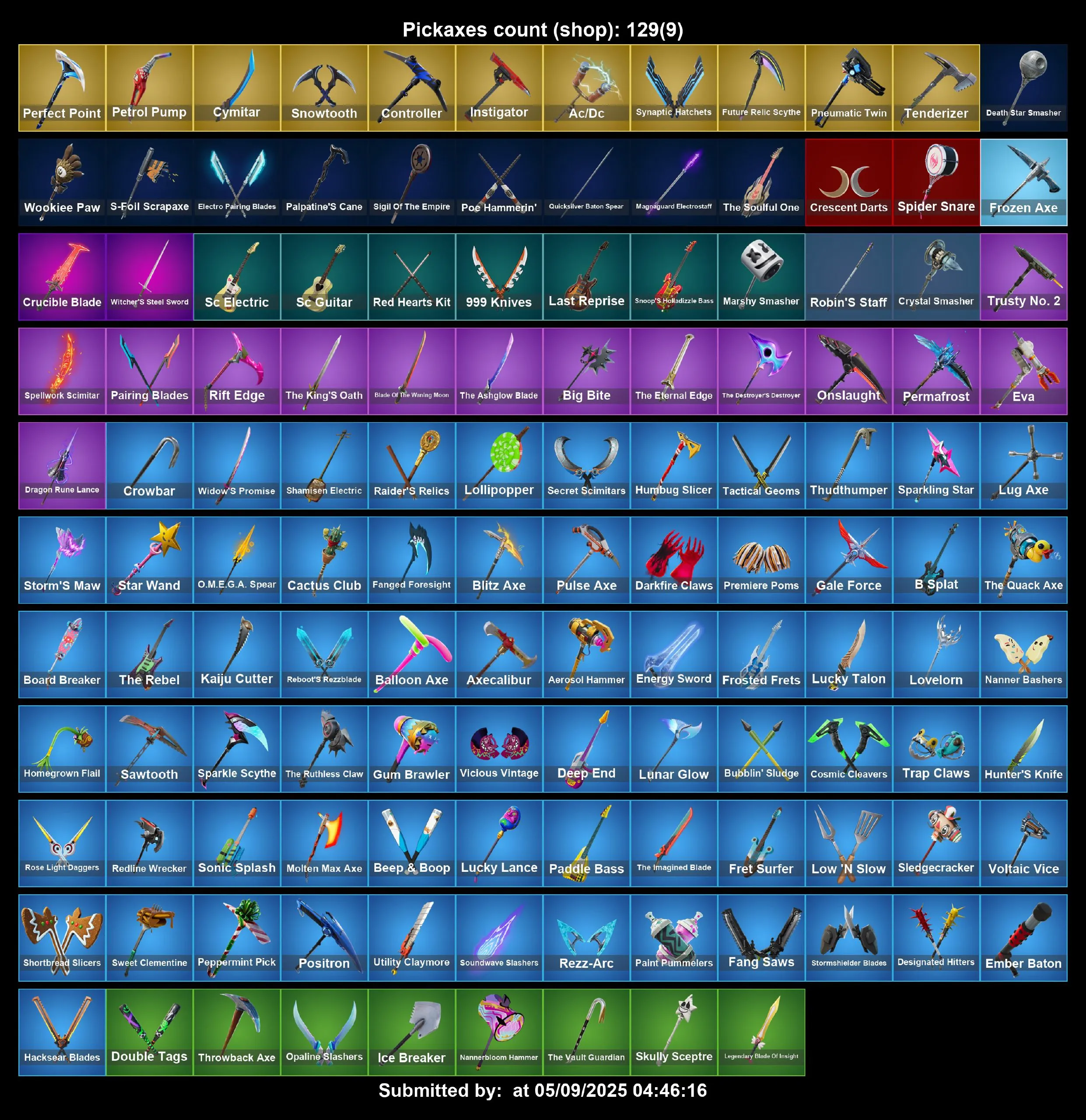 [PC/XBOX] 124 skins | Black Knight | Sparkle Specialist | The Reaper | Blue Squire | Royale Knight | Elite Agent | Omega (stage 5) | Sultura | 0 VB | Full Access