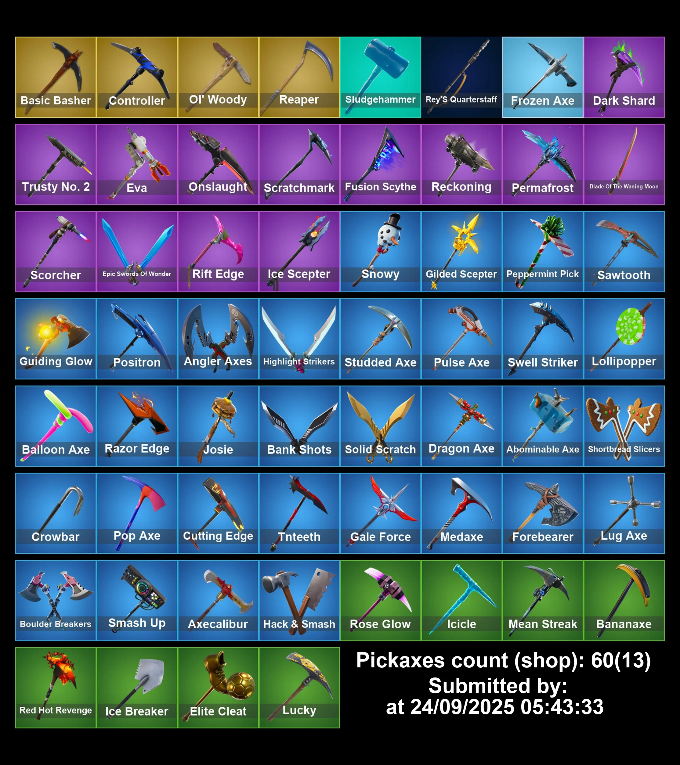 [PC/PS4-5/XBOX] 106 Skins | OG STW | Royale Knight | Blue Squire | The Reaper | Elite Agent | Take The L | Royale Bomber | Omega | Best OG Main | Full Access