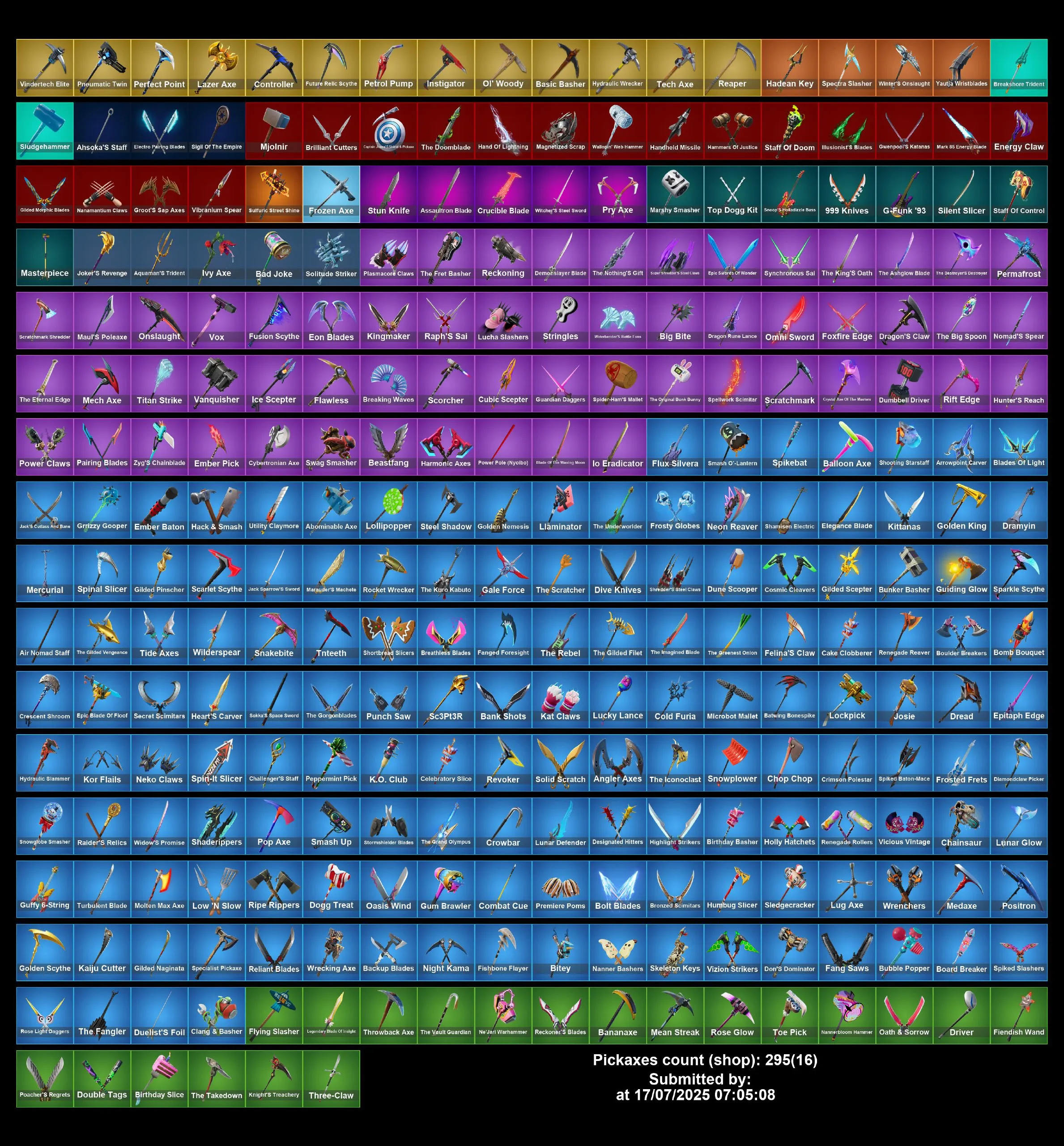 [PC/PS4-5/XBOX] 309 Skins | OG STW | MAJOR LAZER | Glow | Omega(Stg.5) | Gold Midas | Havoc | Sub Coammander | Midas Rex | Peely