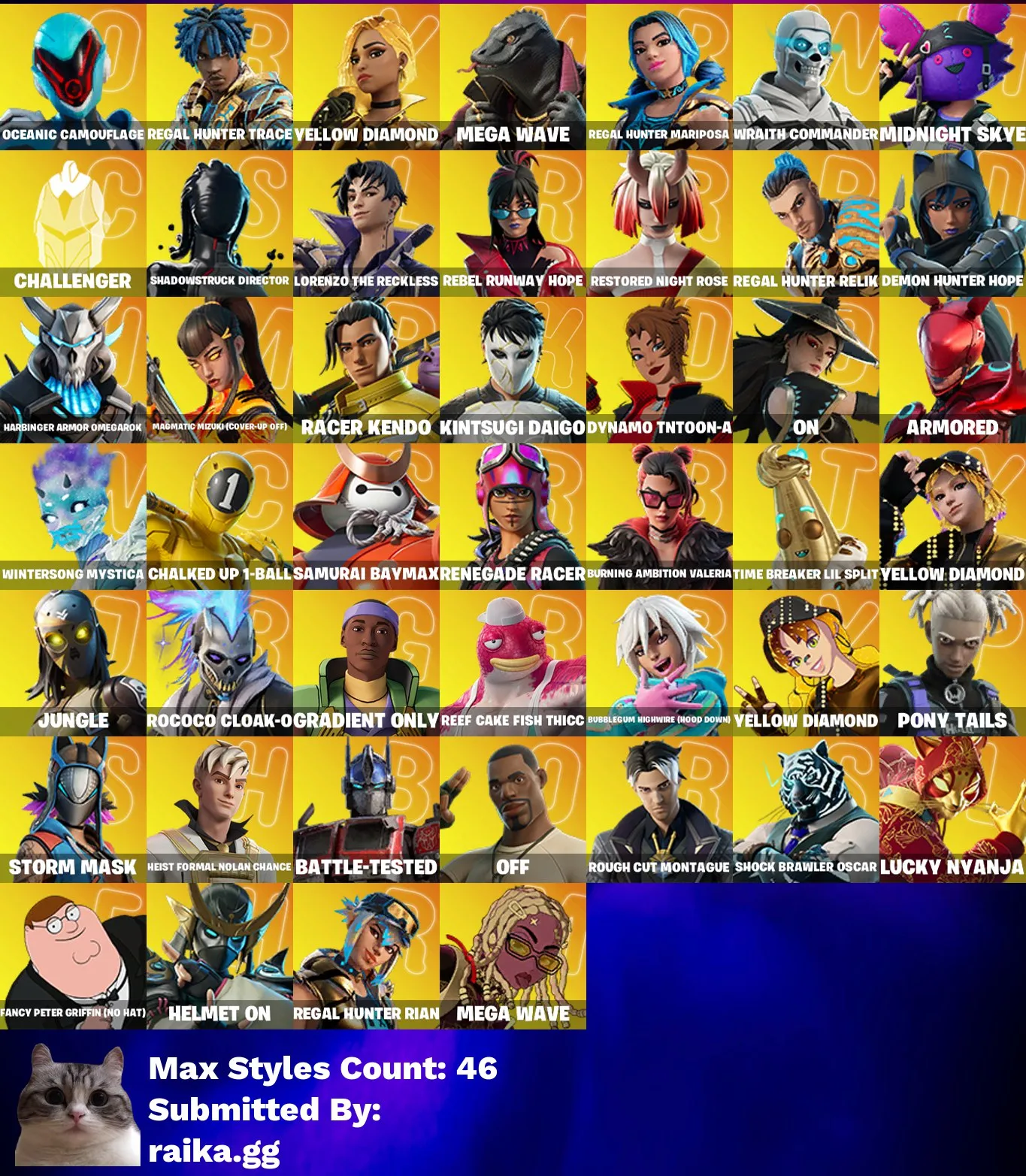 Instant • FN (All Platforms) • 150 skins • 7 cars • Redcap • Dark, Fire and Ice pack\'s • John Wick • Full Access • Guarantee • Inactive