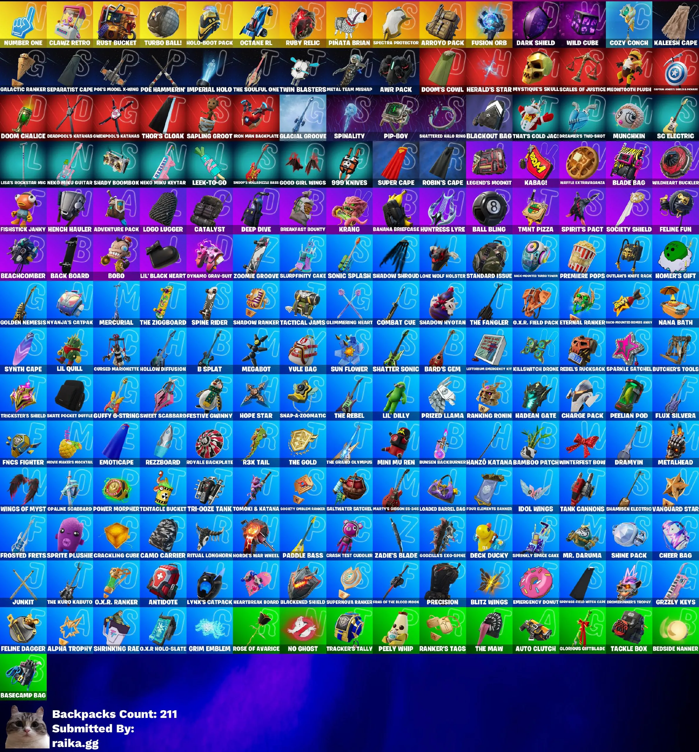 Instant • FN (All Platforms) • 137 skins • 10 cars • Balenciaga skins • Take the Elf • Dark, SW, Marvel packs • Full Access • Guarantee • Inactive