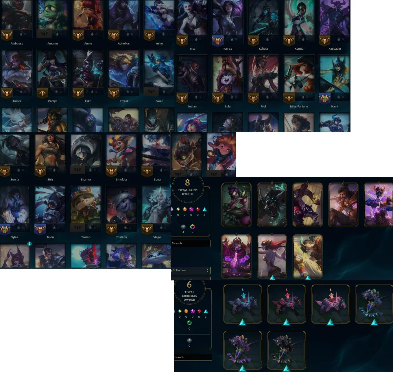 ADC🔥LVL59 Grandmaster 770+LP 61%WR Handleveled💎35K BE 8Skins✅Lifetime Ownership Guarantee - Never Taken Back