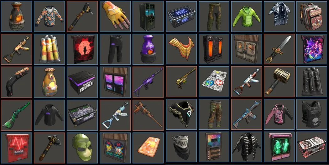 RT220 312 RUST Skins Twitch Drops Kick Drops No $5 Limit Collectible Limited Edition Items in Pictures