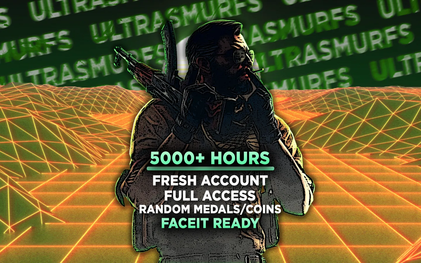 【CS2】5000+ Hours / Original Email / No Prime