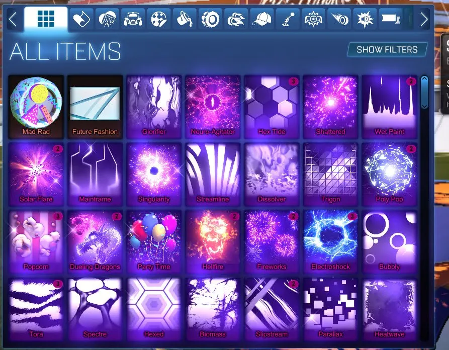 STOCK497 //Fennec, Dissolver, Mainframe, Hex Tide, Shattered, Dueling Dragons, Singularity, Glorifier, Heatwave, Slipstream, Parallax