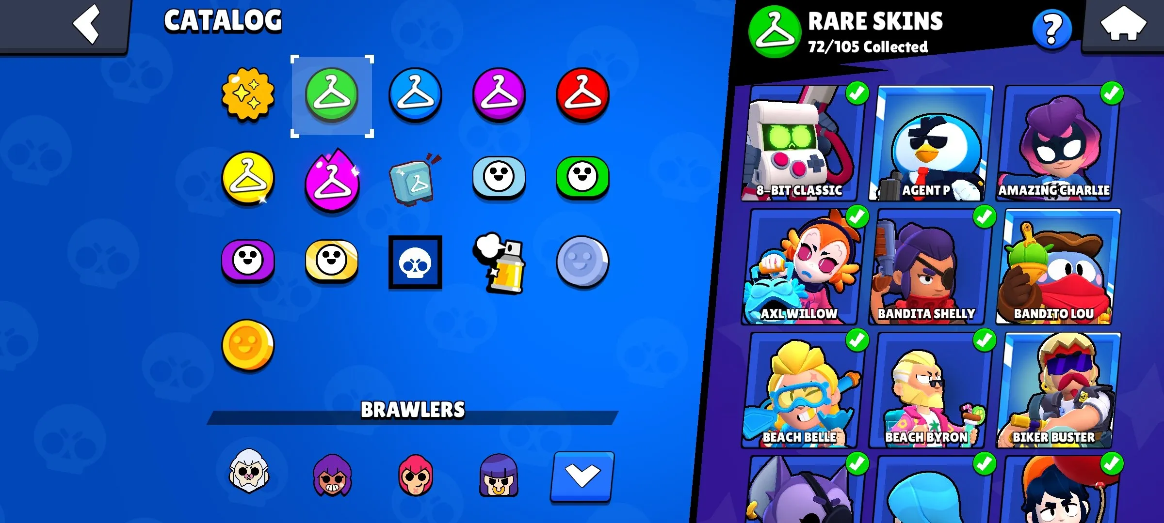 BS1935 High 32k Trophies, 82 Brawlers, 186 Skins, Godzilla Buzz, Red Godzilla Buzz, Mecha Rose Piper, Mecha Lotus Piper, Mecha Petal Piper, Sovereign Gem Rico 