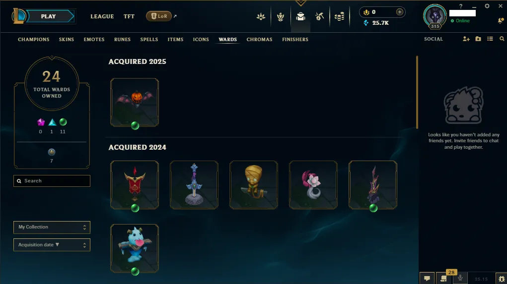 🏆 EUW New Season⌛ Platiunm 2 🚀  level 315  💯 110 Champ +68 (Loot 32) SKIN 🏆 Recovery Info ✅ 