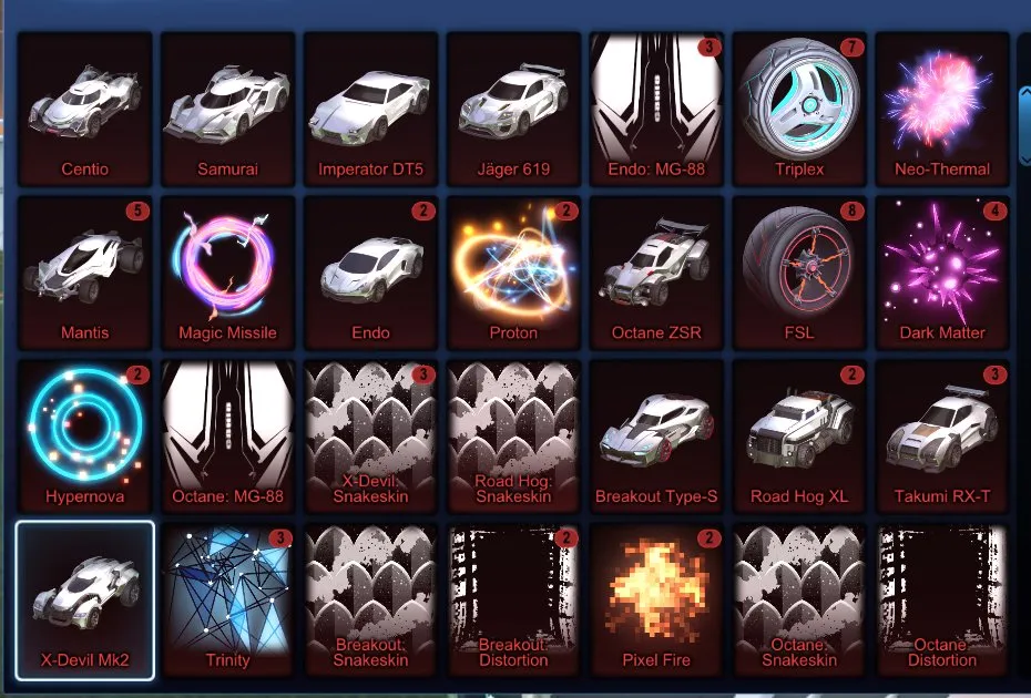 RL894 //Dominus, Endo, Fennec, 40+ Cars, Painted Variants, Premium Wheels & Goal Explosions (K)