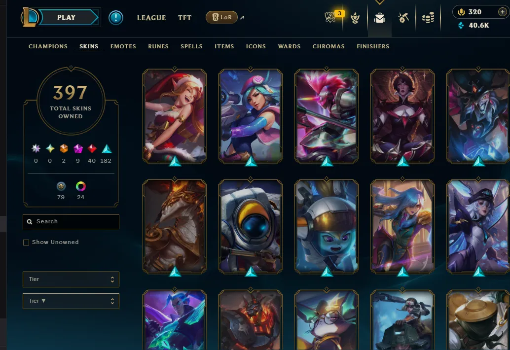 👑(EUW) UNRANKED ( HIGH ELO ) 🚀397 SKIN