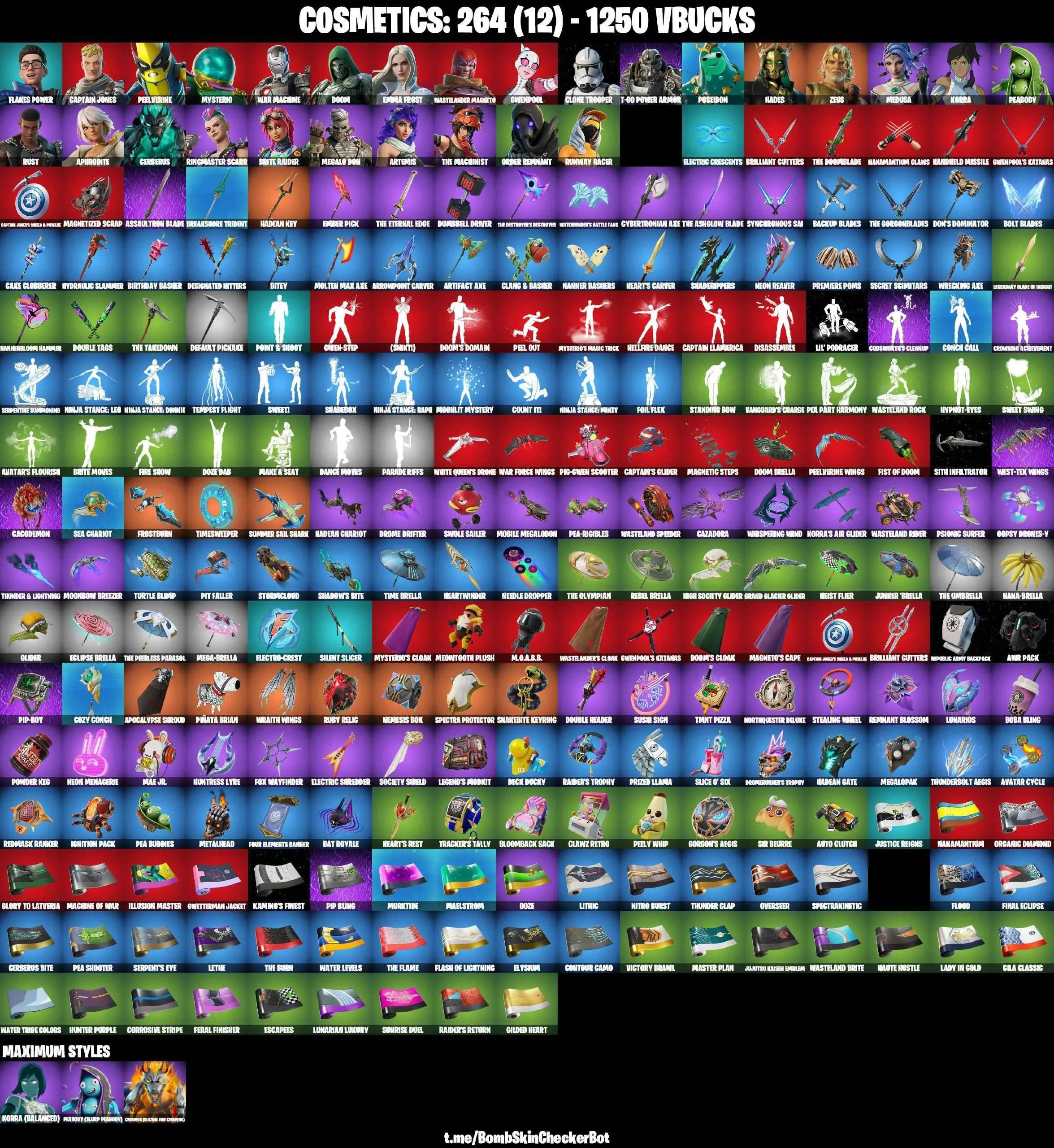 ❤️22 SKINS❤️CLONE TROOPER❤️ARTEMIS❤️MEDUSA❤️BRITE RAIDER❤️APHRODITE❤️ORDER RENANT❤️RUNWAY RACER❤️NEEDLE DROPPER❤️PEELY WHIP❤️CAN PLAY ON PSN❤️XBOX❤️PC❤️NINTENDO❤️MOBILE❤️1250 VBUCKS❤️FULL EMAIL ACCESS❤️