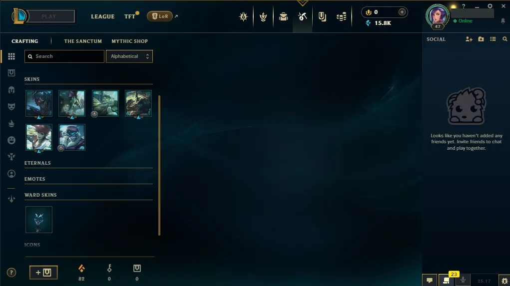 🇪🇺 EUW ✅💎Diamond IV ⸱ 59% wr 👑Champions: 52 🔵15K BE 🤩 Skins:10 ⚡ LV: 47 ♾️ Lifetime Ownership 📧 Full Email Access 👑 High Quality Riot Account #0512