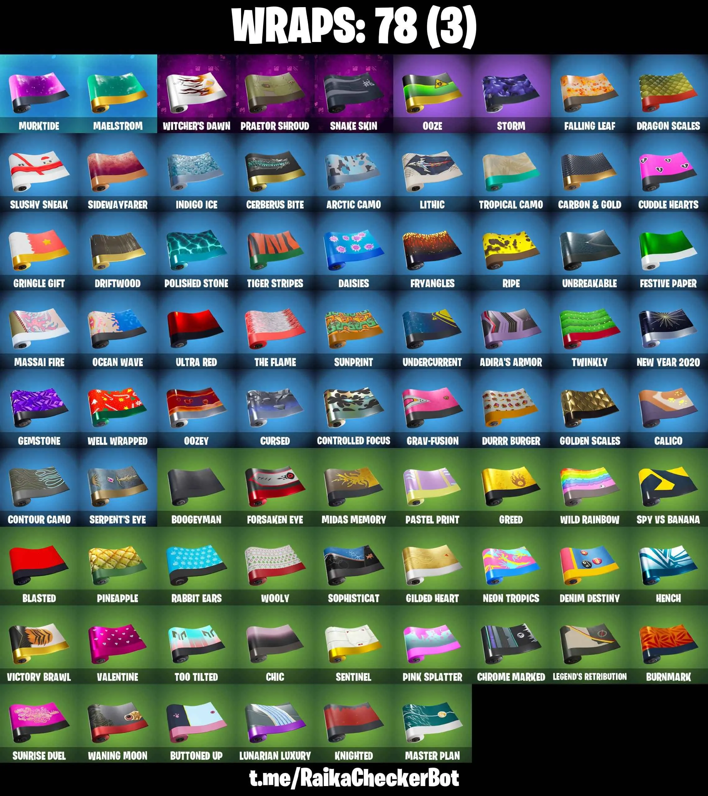 ❤️95 SKINS❤️OMEGA❤️JOHN WICK❤️OG STW❤️INTRODUCING❤️GOLDEN MIDAS❤️MAYA❤️ONESIE(MAX)❤️ZOEY❤️ROOK❤️HOPE❤️AGENT PEELY❤️MERRY MARAUDER❤️DRIFT(STAGE 5)❤️RAGNAROK(STAGE 6)❤️CALAMITY(STAGE 5)❤️LYNX(STAGE 4)❤️SIDEWINDER(MAX)❤️ASTROWORLD CYCLONE❤️SNOWFLAKE❤️