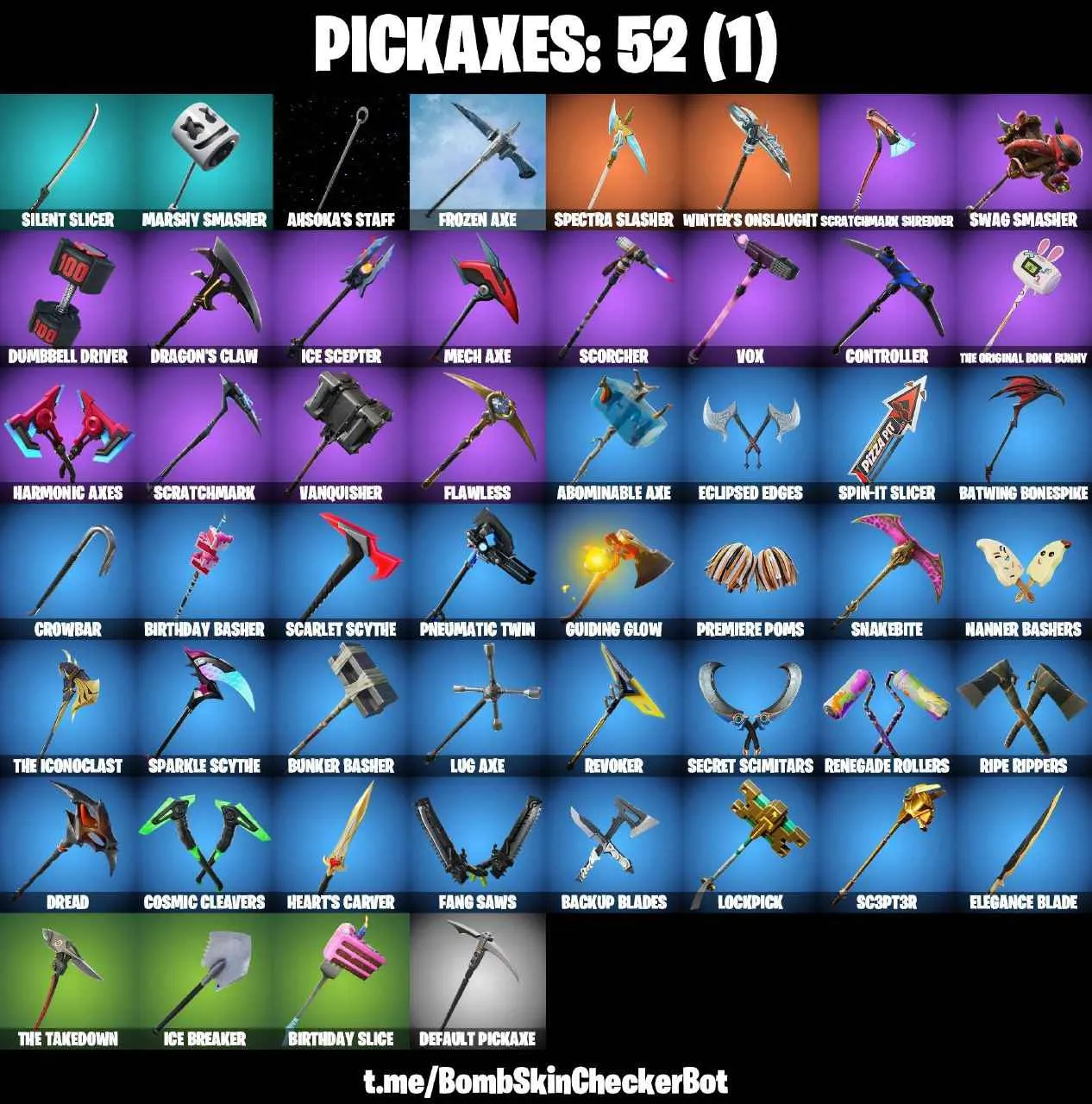 ❤️59 SKINS❤️SKULL TROOPER❤️CATALYST(MAX)❤️AHSOKA TANO❤️ONESIE(MAX)❤️BLUE TEAM LEADER❤️PEELY❤️YNX(STAGE 4)❤️HYBRID(STAGE 4)❤️ZENITH(STAGE 4)❤️BLACKHEART(STAGE 8)❤️SPECTRA KNIGHT(MAX)❤️RUST BUCKET❤️ICE BREAKER❤️TAKE THE ELF❤️CAN PLAY ON PSN❤️XBOX❤️PC❤️