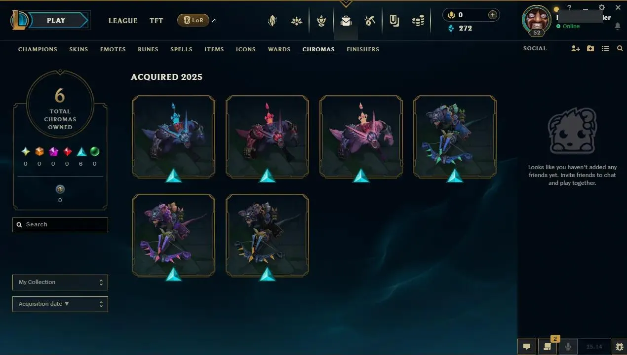 🌍 EUW ⚡ Emerald III (29 LP)✨ WR: 50% 🔥73Champions + 12 Skins & More! ♾️ Lifetime Ownership 📧 Full Email Access
