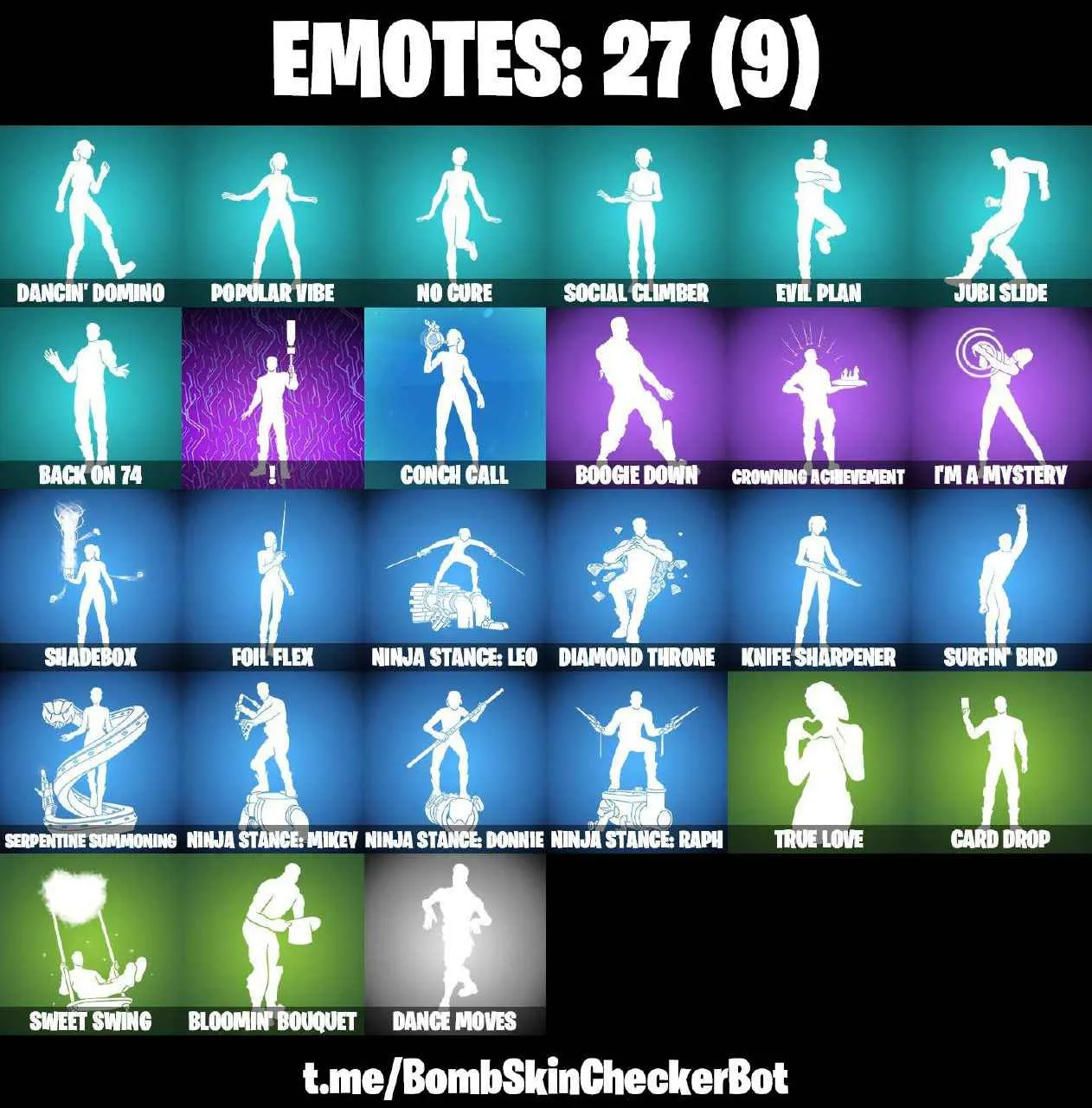 ️23 SKINS ️JOLTARA ️SKULL TROOPER ️MOGUL MASTER ️REVERIE ️HOPE ️ICE