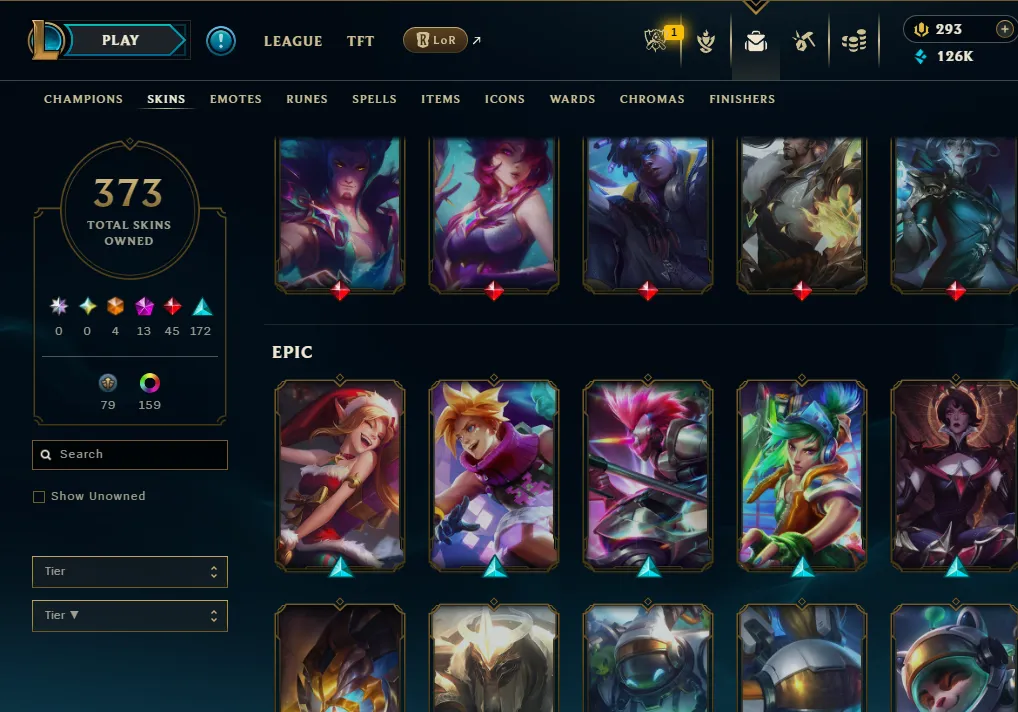 👑(EUW) SILVER III (100% WR, HIGH ELO) 🚀373 SKIN