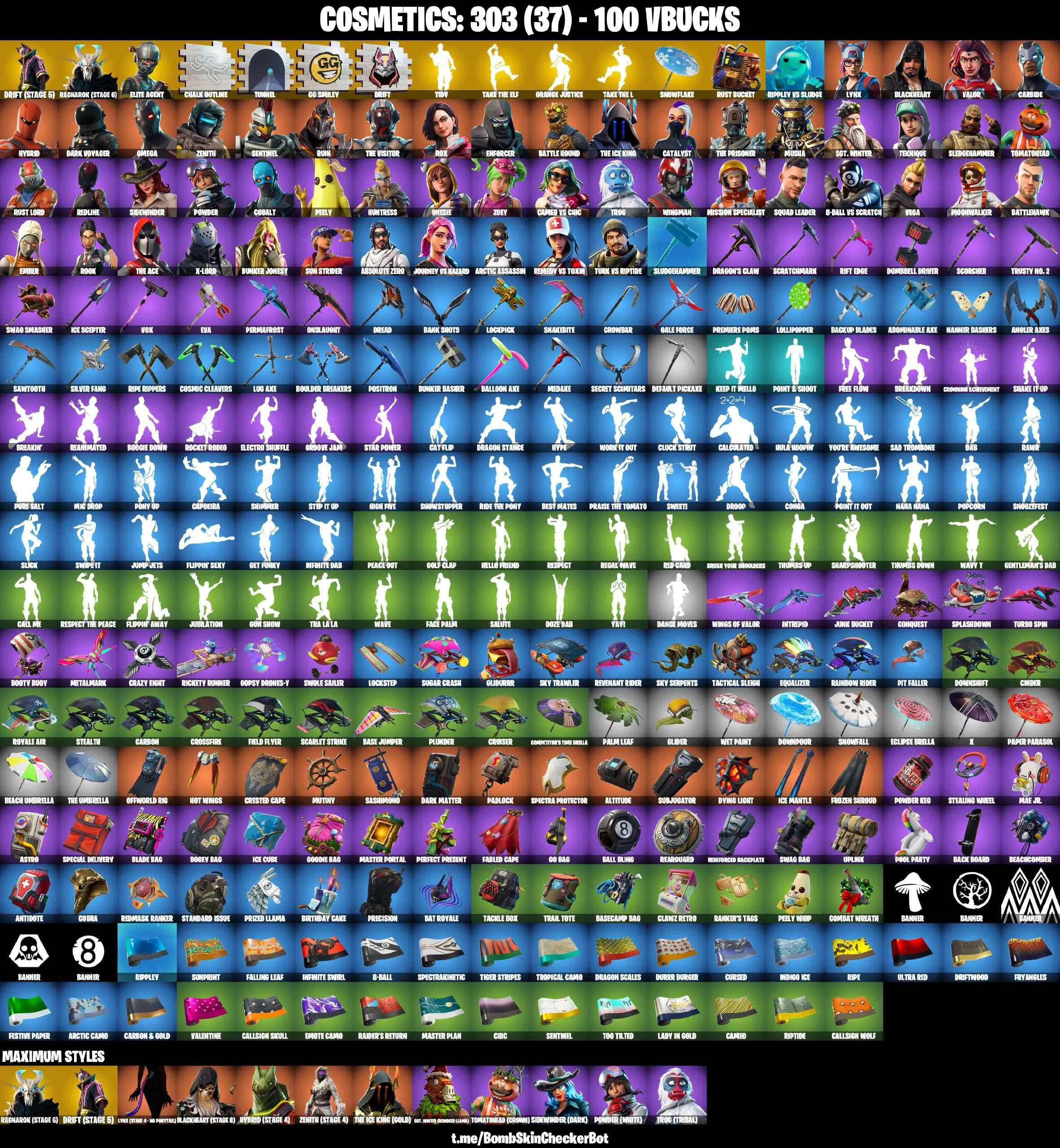 ❤️55 SKINS❤️TAKE THE L❤️ELITE AGENT❤️OMEGA❤️ORANGE JUSTICE❤️TIDY❤️ZOEY❤️ONESIE❤️ROOK❤️DRIFT(STAGE 5)❤️RAGNAROK(STAGE 6)❤️LYNS(STAGE 4)❤️PEELY❤️SNOWFLAKE❤️RUST BUCKET❤️CAN PLAY ON PSN❤️PC❤️NINTENDO❤️MOBILE❤️100 VBUCKS❤️FULL EMAIL ACCESS❤️